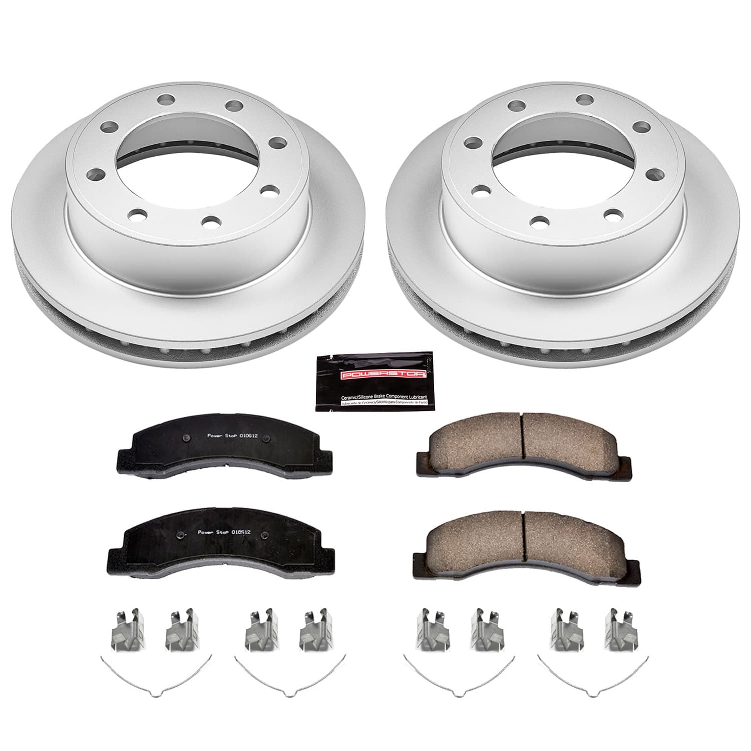 Power Stop - CRK1905 - Front - Disc Brake Pad and Rotor Kit image 1