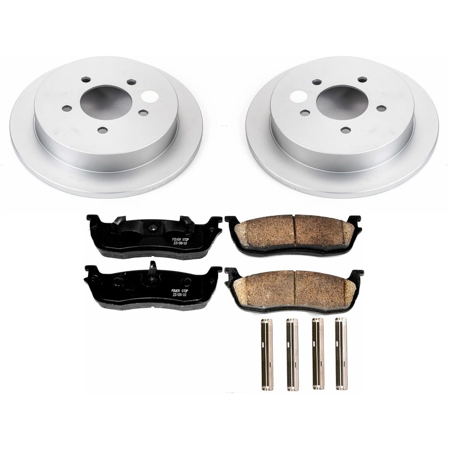 Power Stop - CRK1913 - Rear - Disc Brake Pad and Rotor Kit image 1