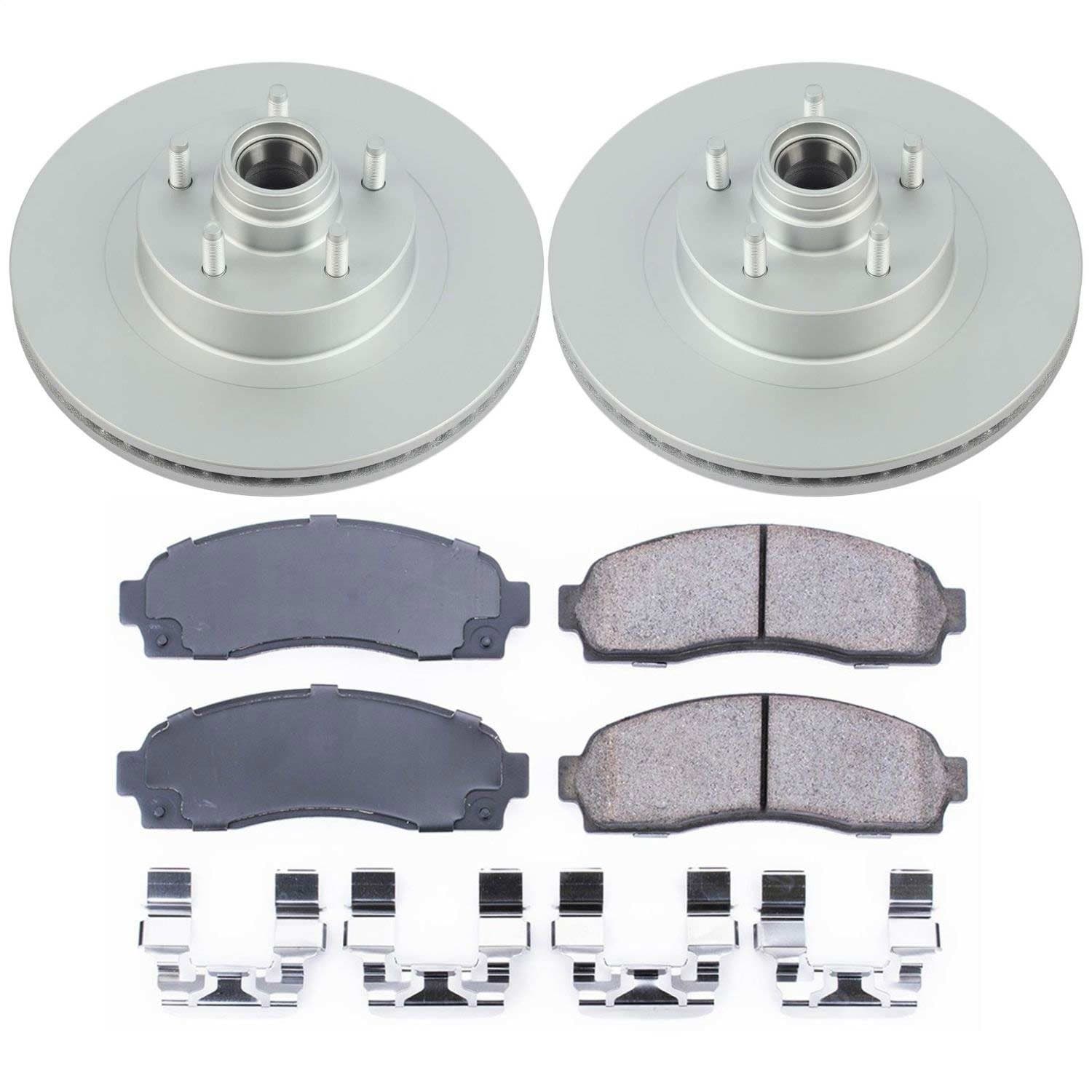 Power Stop - CRK1920 - Front - Disc Brake Pad and Rotor Kit image 1
