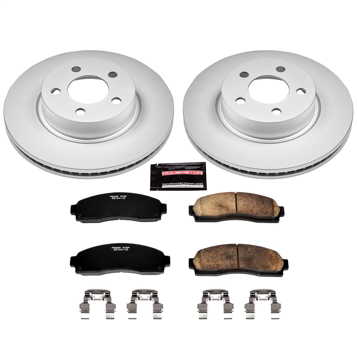 Power Stop - CRK1923 - Front - Disc Brake Pad and Rotor Kit image 1