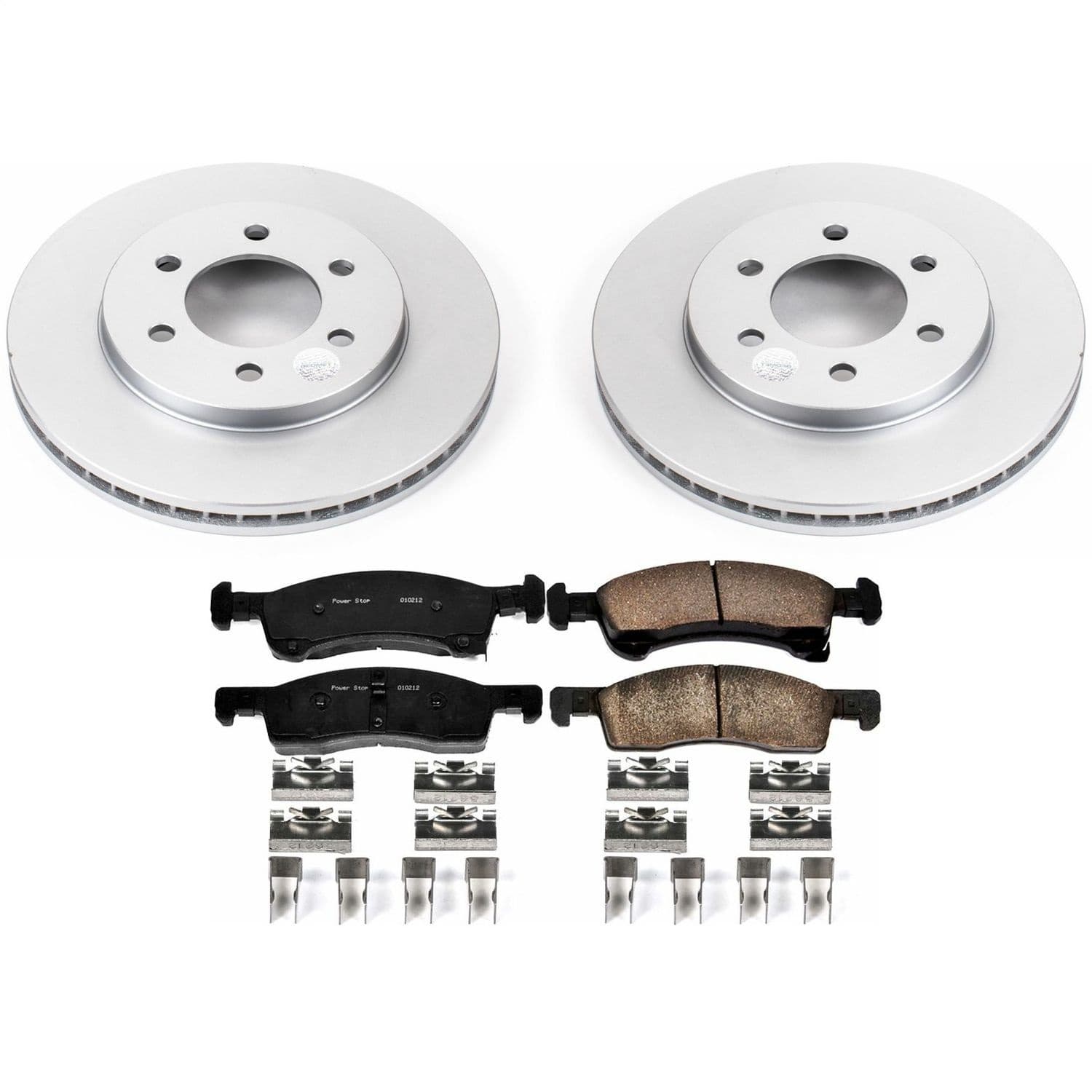 Power Stop - CRK1933 - Front - Disc Brake Pad and Rotor Kit image 1