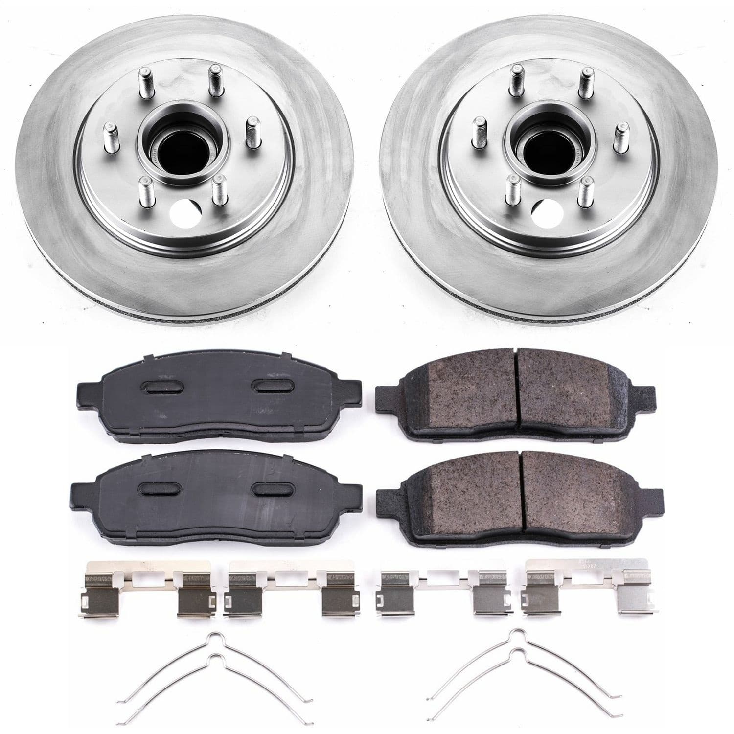 Power Stop - CRK1939 - Front - Disc Brake Pad and Rotor Kit image 1