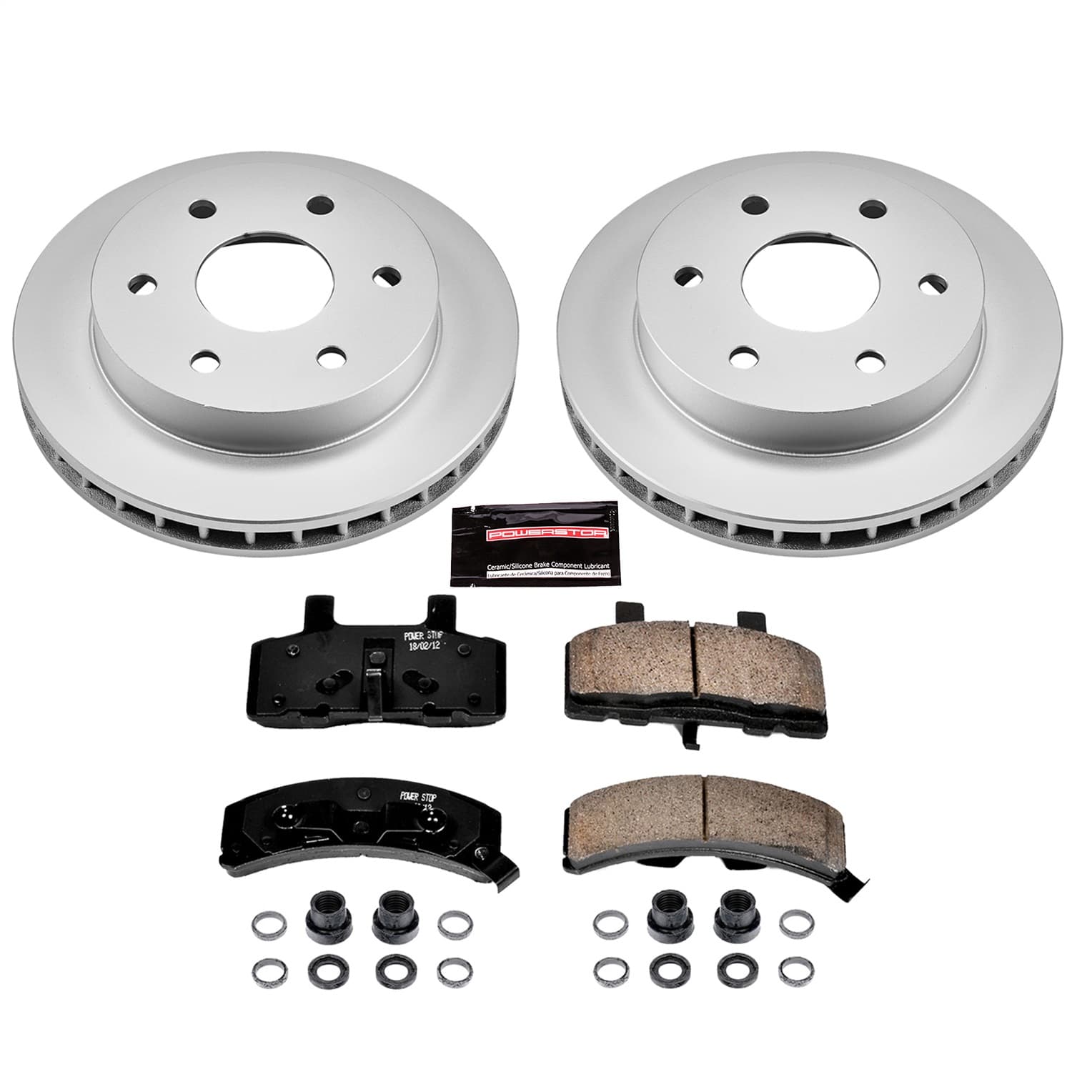 Power Stop - CRK1970 - Front - Disc Brake Pad and Rotor Kit image 1