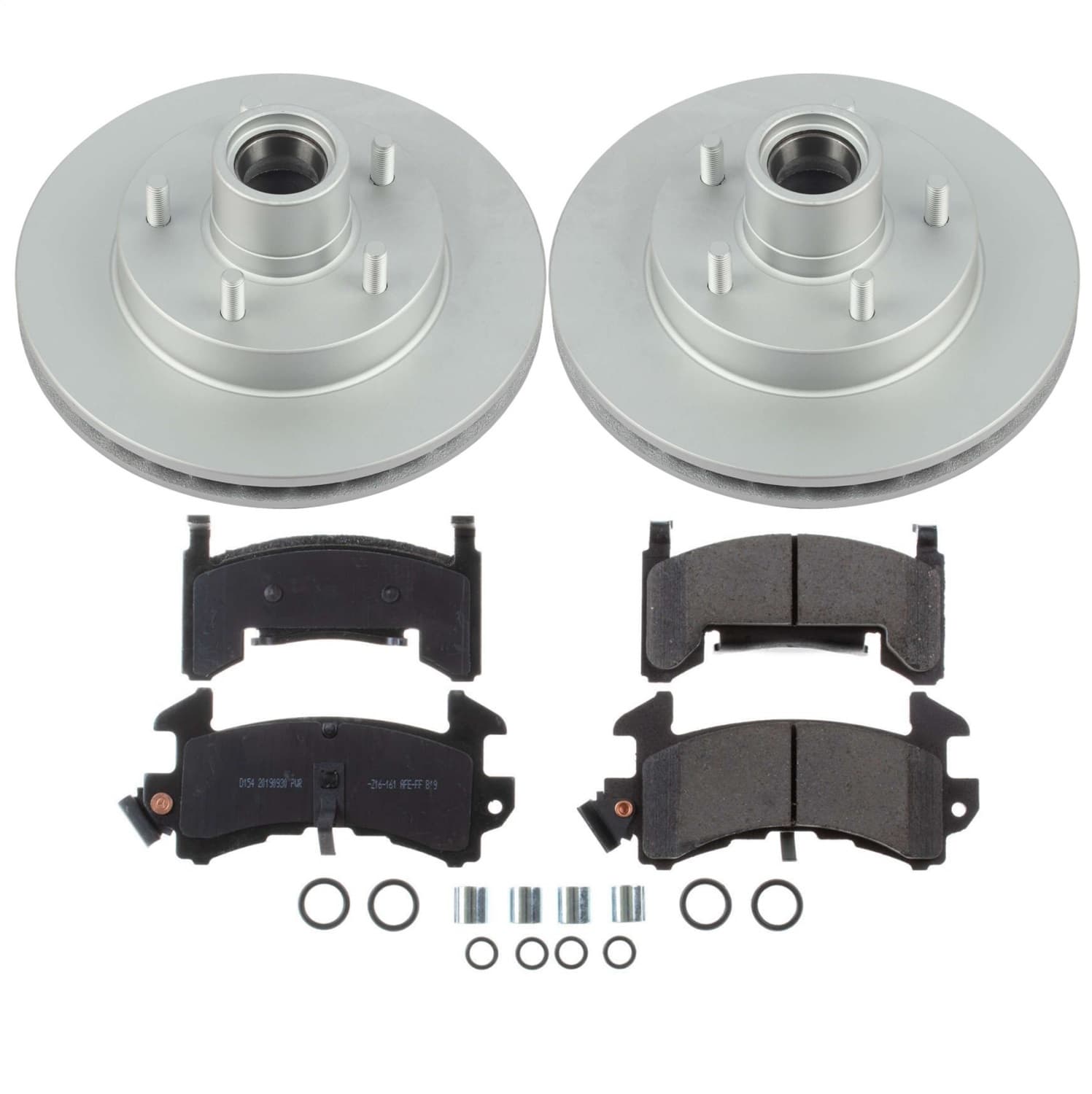 Power Stop - CRK1985 - Front - Disc Brake Pad and Rotor Kit image 1