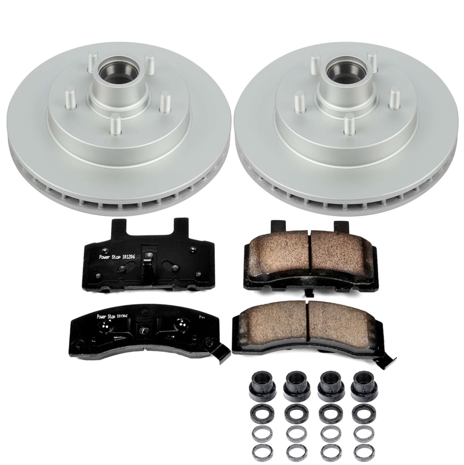 Power Stop - CRK1991 - Front - Disc Brake Pad and Rotor Kit image 1
