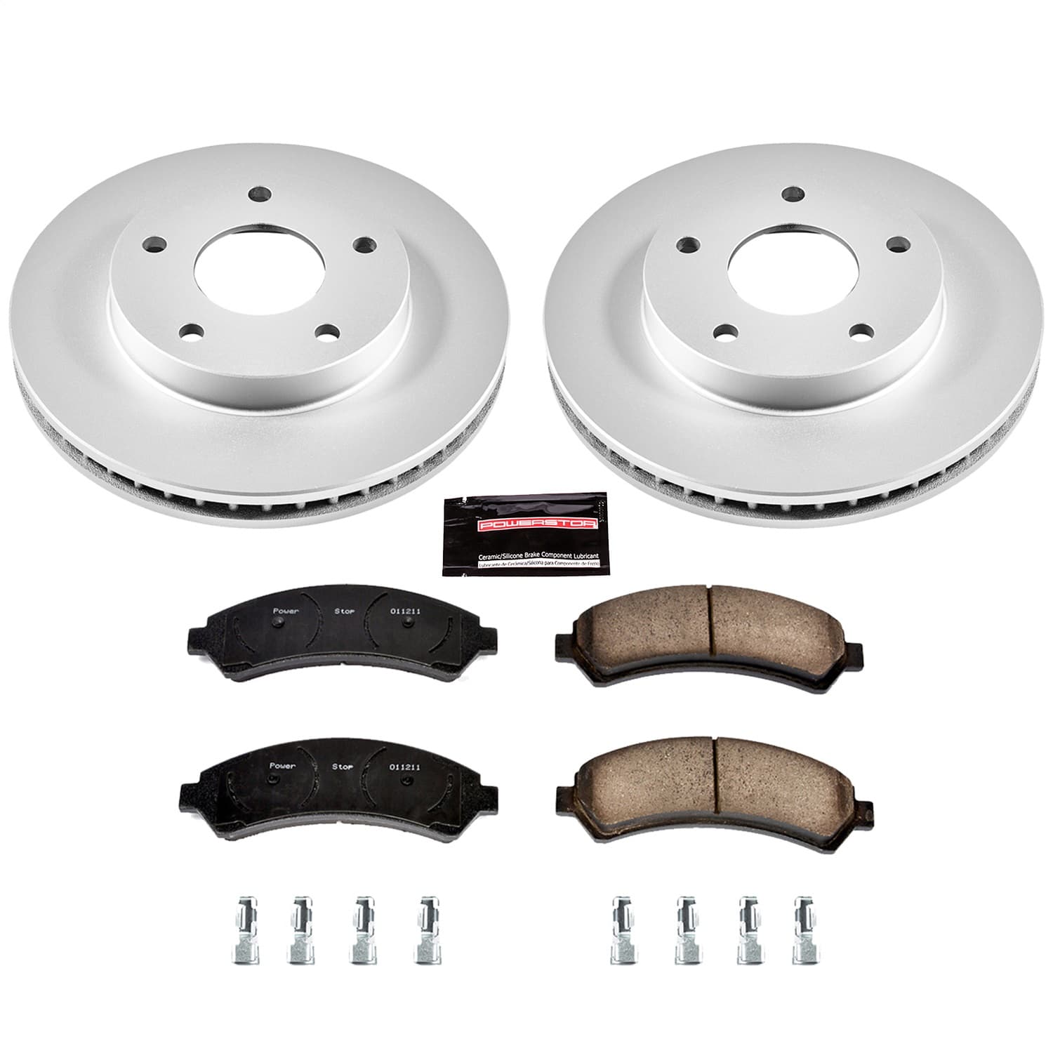 Power Stop - CRK2004 - Front - Disc Brake Pad and Rotor Kit image 1