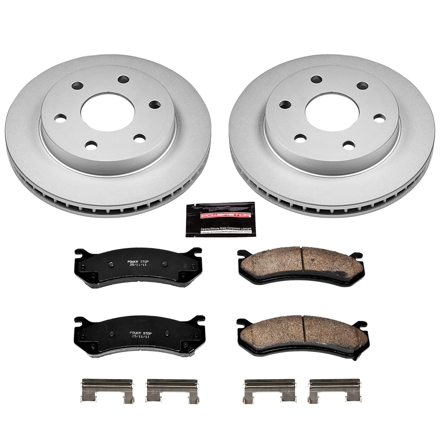 Power Stop - CRK2009 - Front - Disc Brake Pad and Rotor Kit image 1