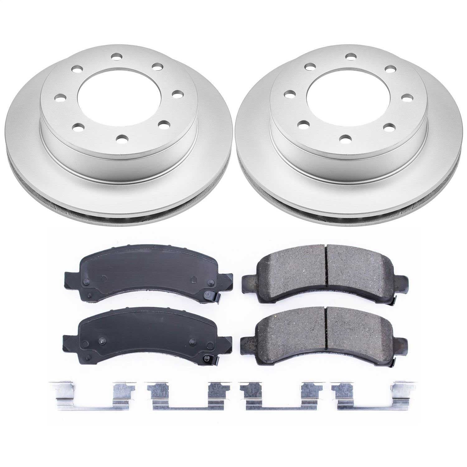 Power Stop - CRK2039 - Rear - Disc Brake Pad and Rotor Kit image 1