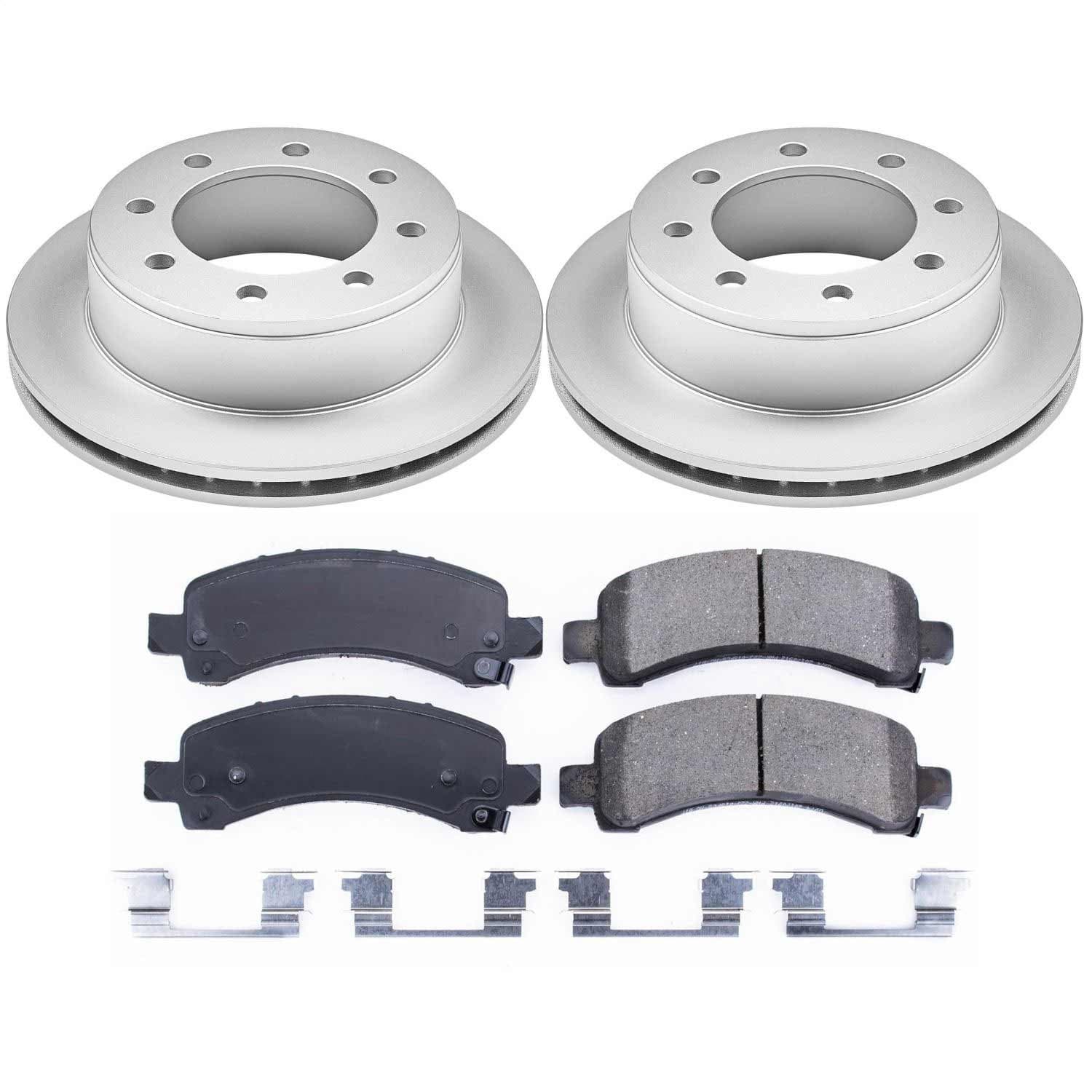 Power Stop - CRK2043 - Rear - Disc Brake Pad and Rotor Kit image 1