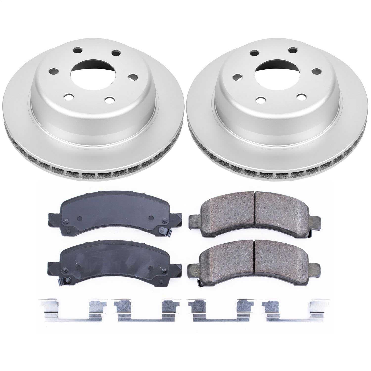 Power Stop - CRK2047 - Rear - Disc Brake Pad and Rotor Kit image 1