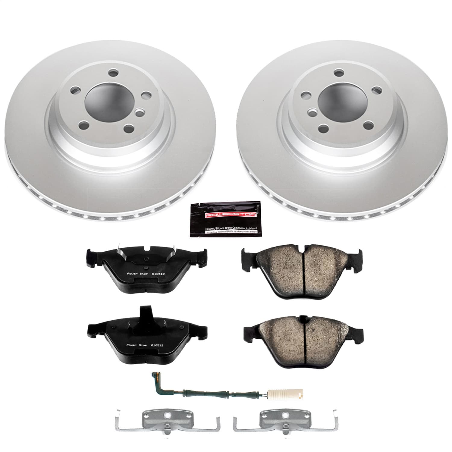 Power Stop - CRK2054 - Front - Disc Brake Pad and Rotor Kit image 1