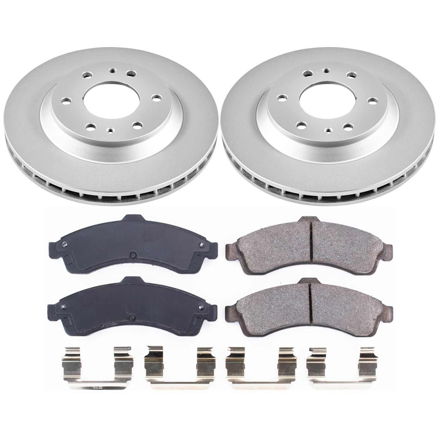 Power Stop - CRK2057 - Front - Disc Brake Pad and Rotor Kit image 1