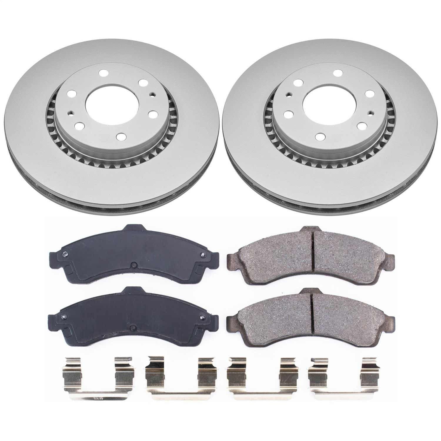 Power Stop - CRK2061 - Front - Disc Brake Pad and Rotor Kit image 1