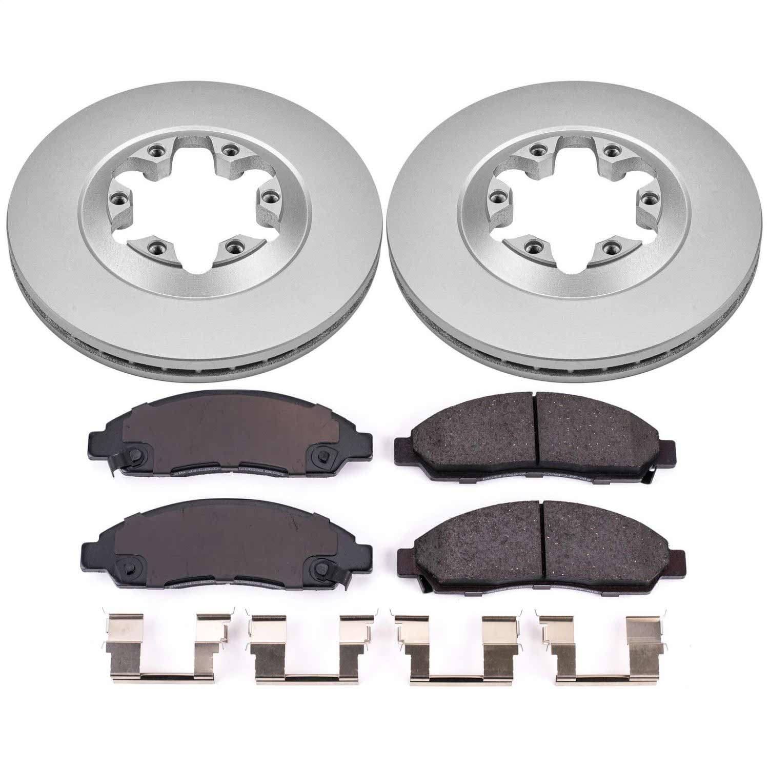 Power Stop - CRK2066 - Front - Disc Brake Pad and Rotor Kit image 1