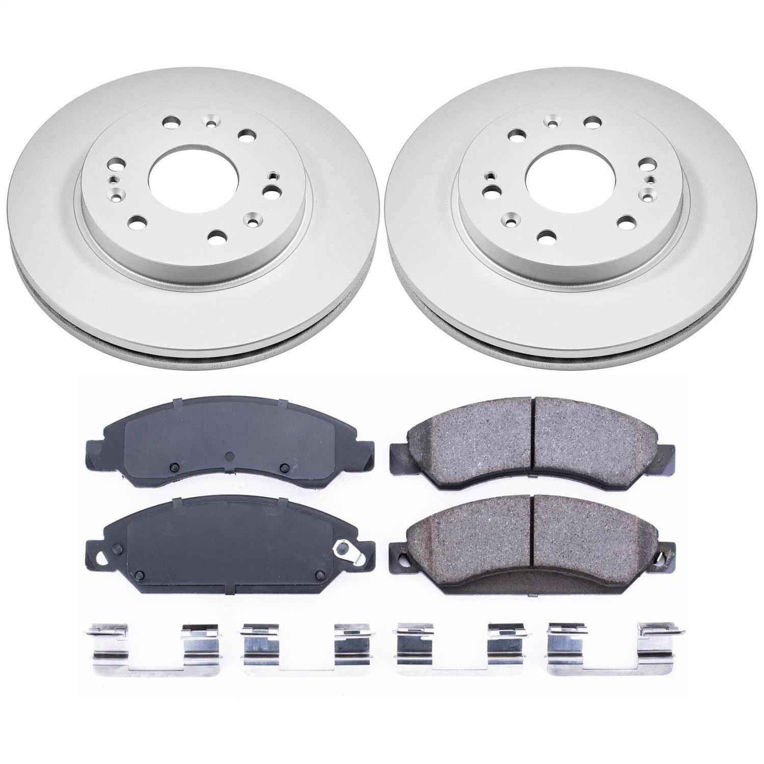 Power Stop - CRK2067 - Front - Disc Brake Pad and Rotor Kit image 1