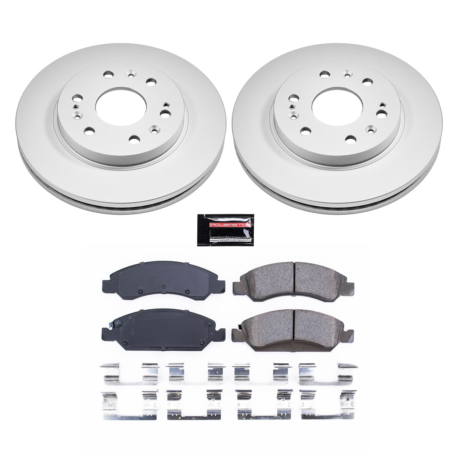 Power Stop - CRK2069 - Front - Disc Brake Pad and Rotor Kit image 1