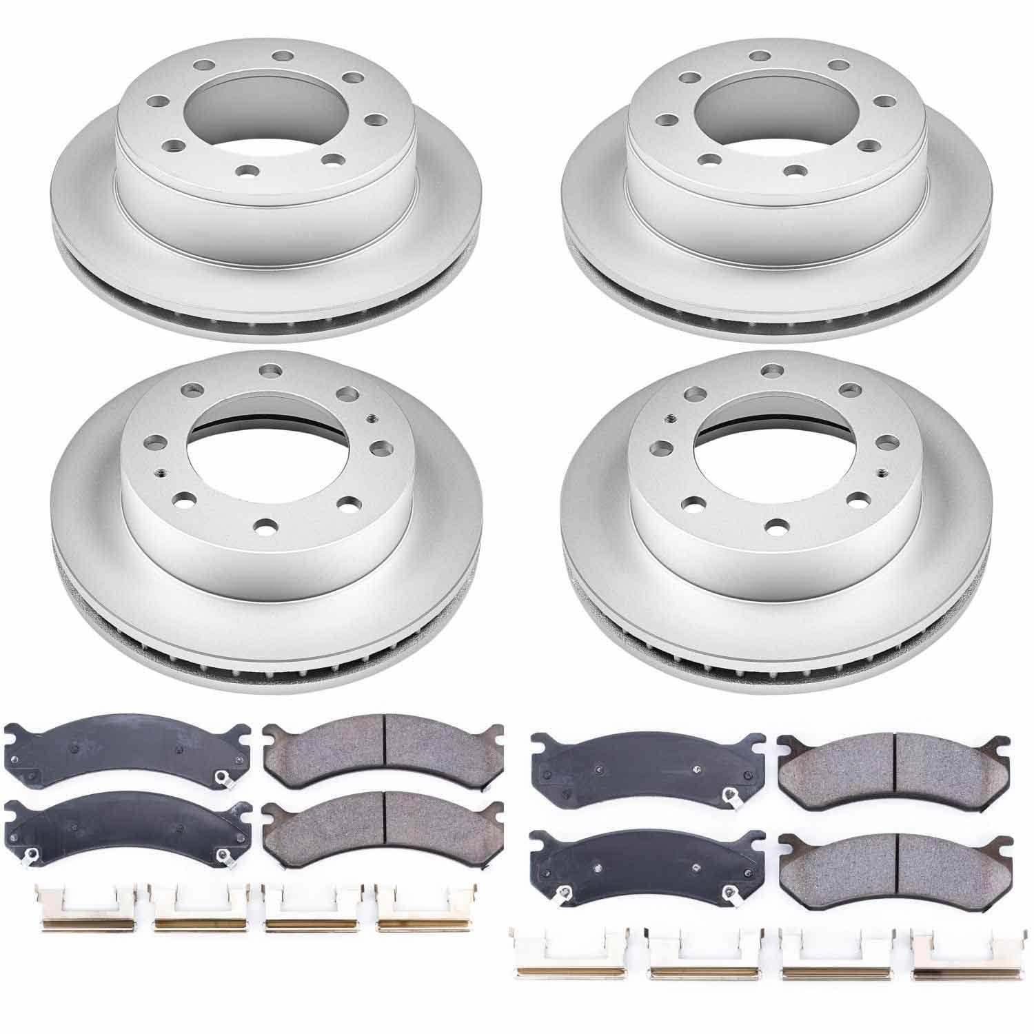 Power Stop - CRK2073 - Front and Rear - Disc Brake Pad and Rotor Kit image 1