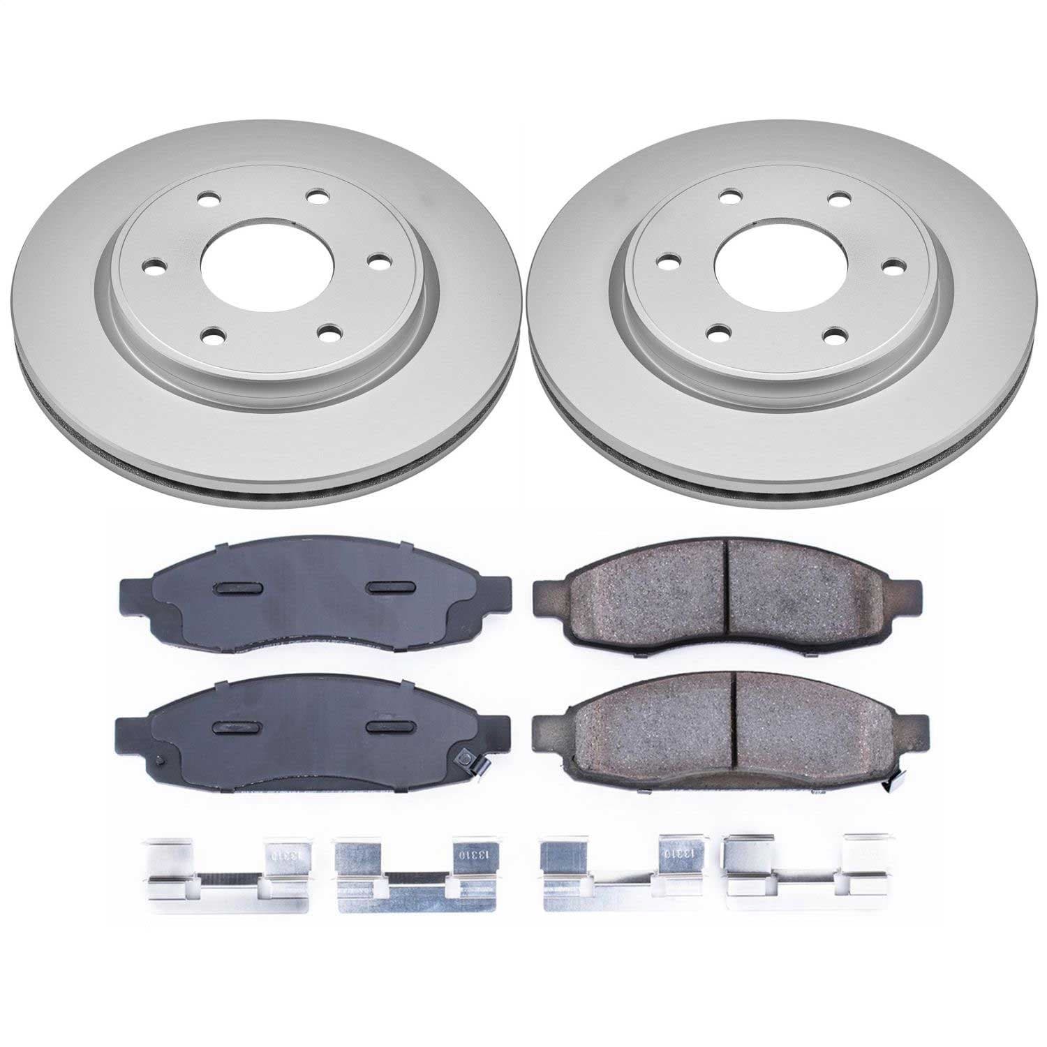 Power Stop - CRK211 - Front - Disc Brake Pad and Rotor Kit image 1