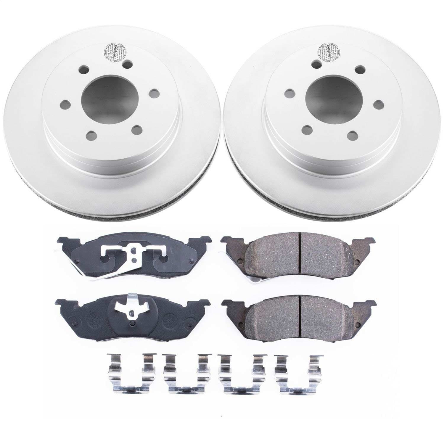 Power Stop - CRK2137 - Front - Disc Brake Pad and Rotor Kit image 1