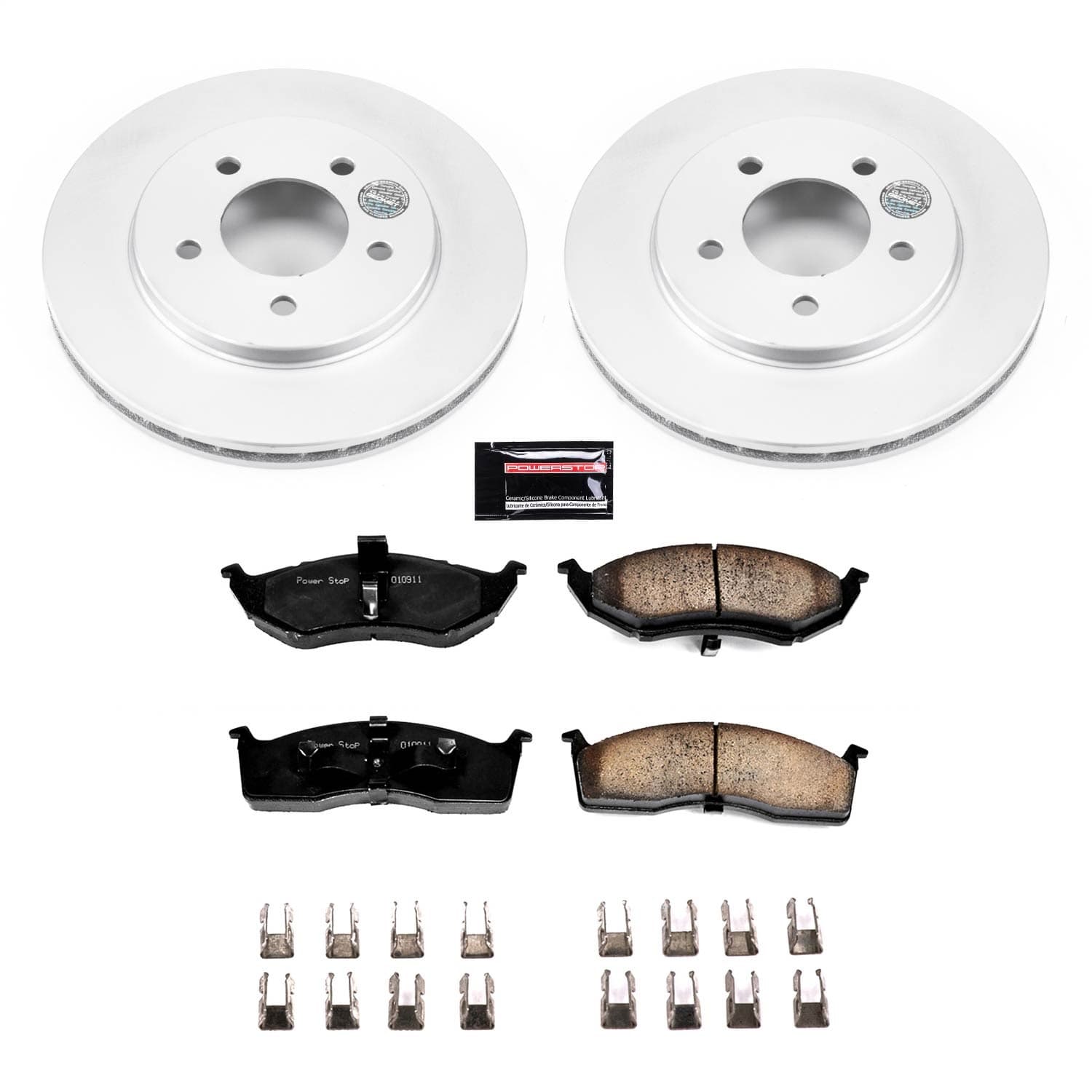 Power Stop - CRK2140 - Front - Disc Brake Pad and Rotor Kit image 1