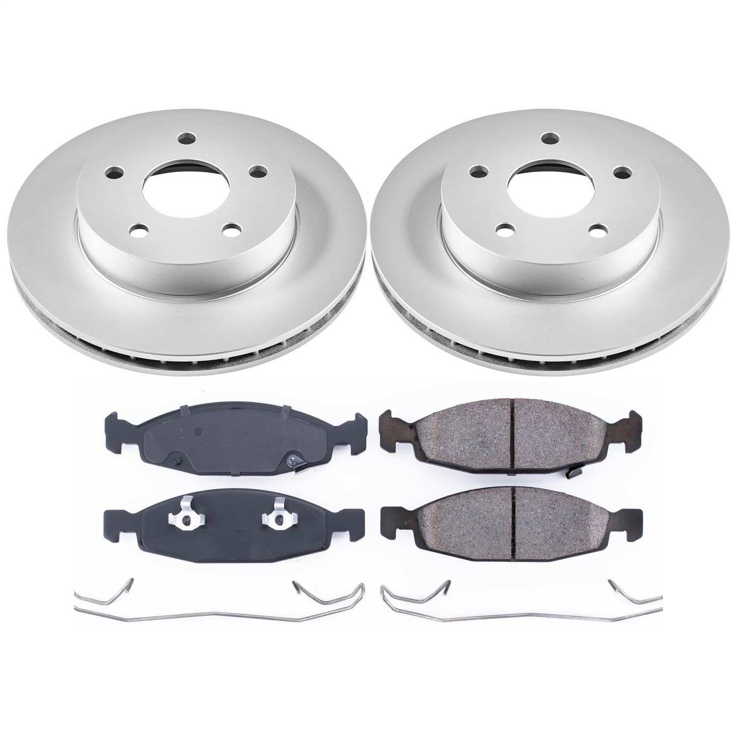 Power Stop - CRK2147 - Front - Disc Brake Pad and Rotor Kit image 1