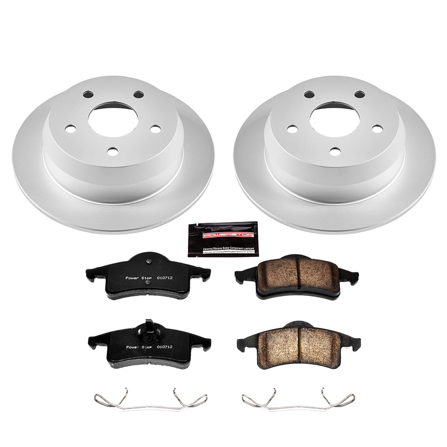 Power Stop - CRK2151 - Rear - Disc Brake Pad and Rotor Kit image 1