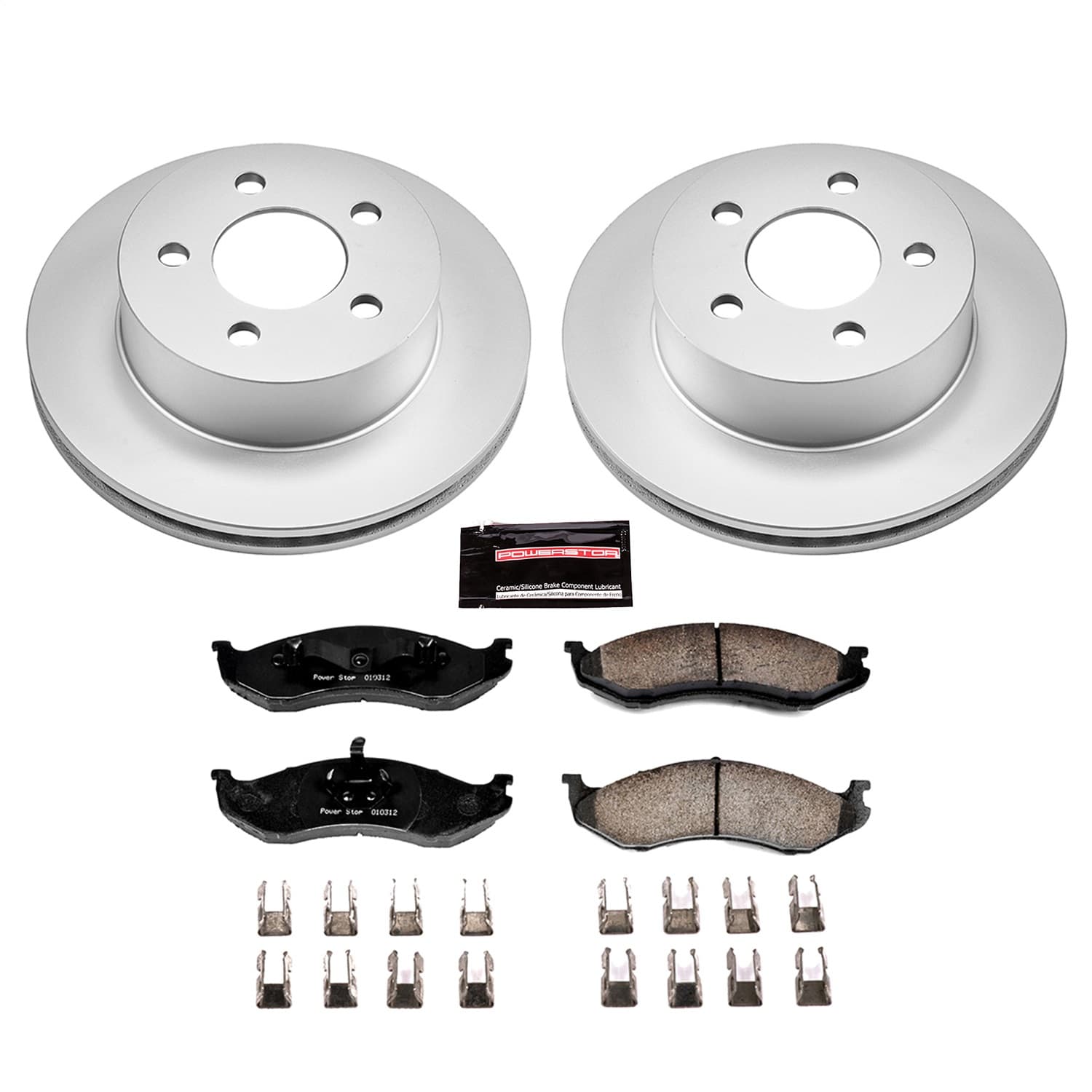 Power Stop - CRK2152 - Front - Disc Brake Pad and Rotor Kit image 1