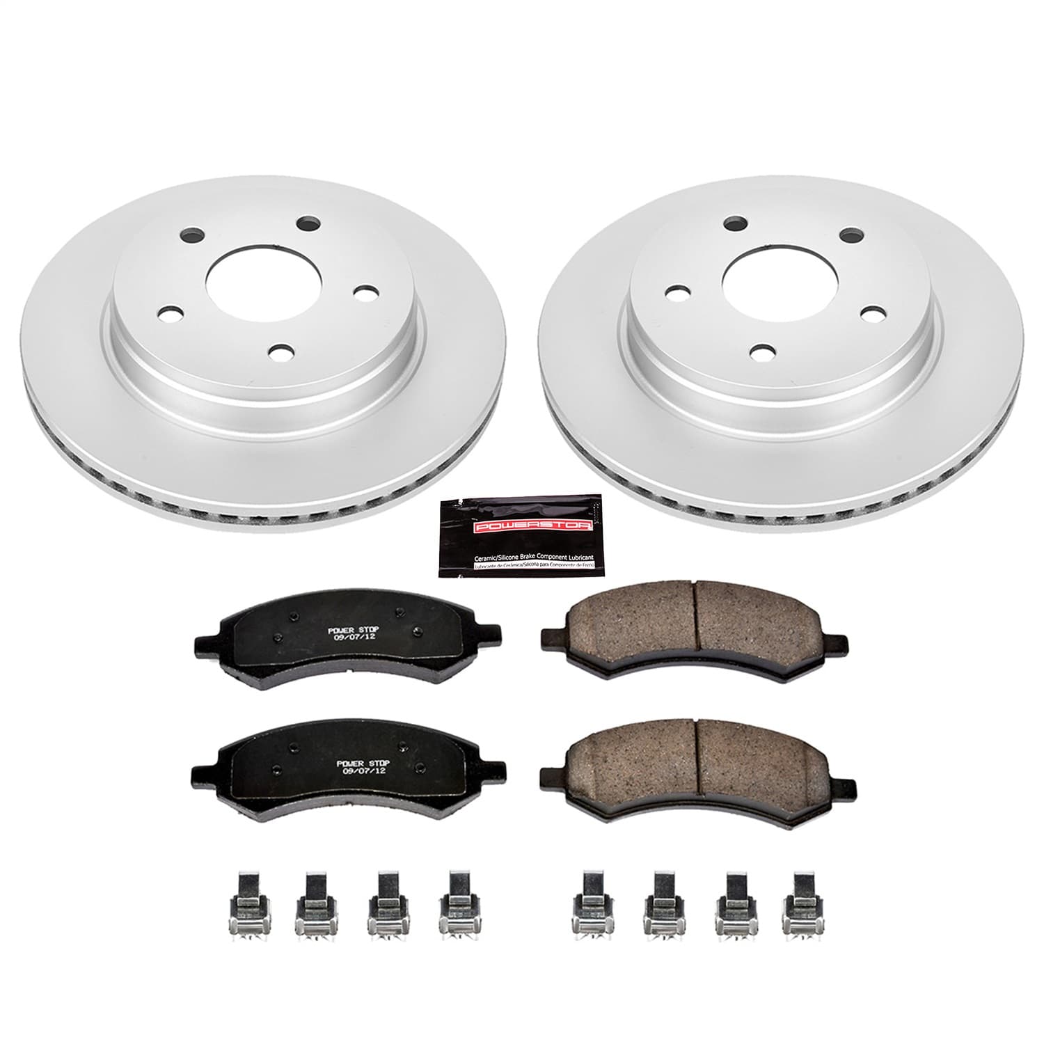 Power Stop - CRK2163 - Front - Disc Brake Pad and Rotor Kit image 1