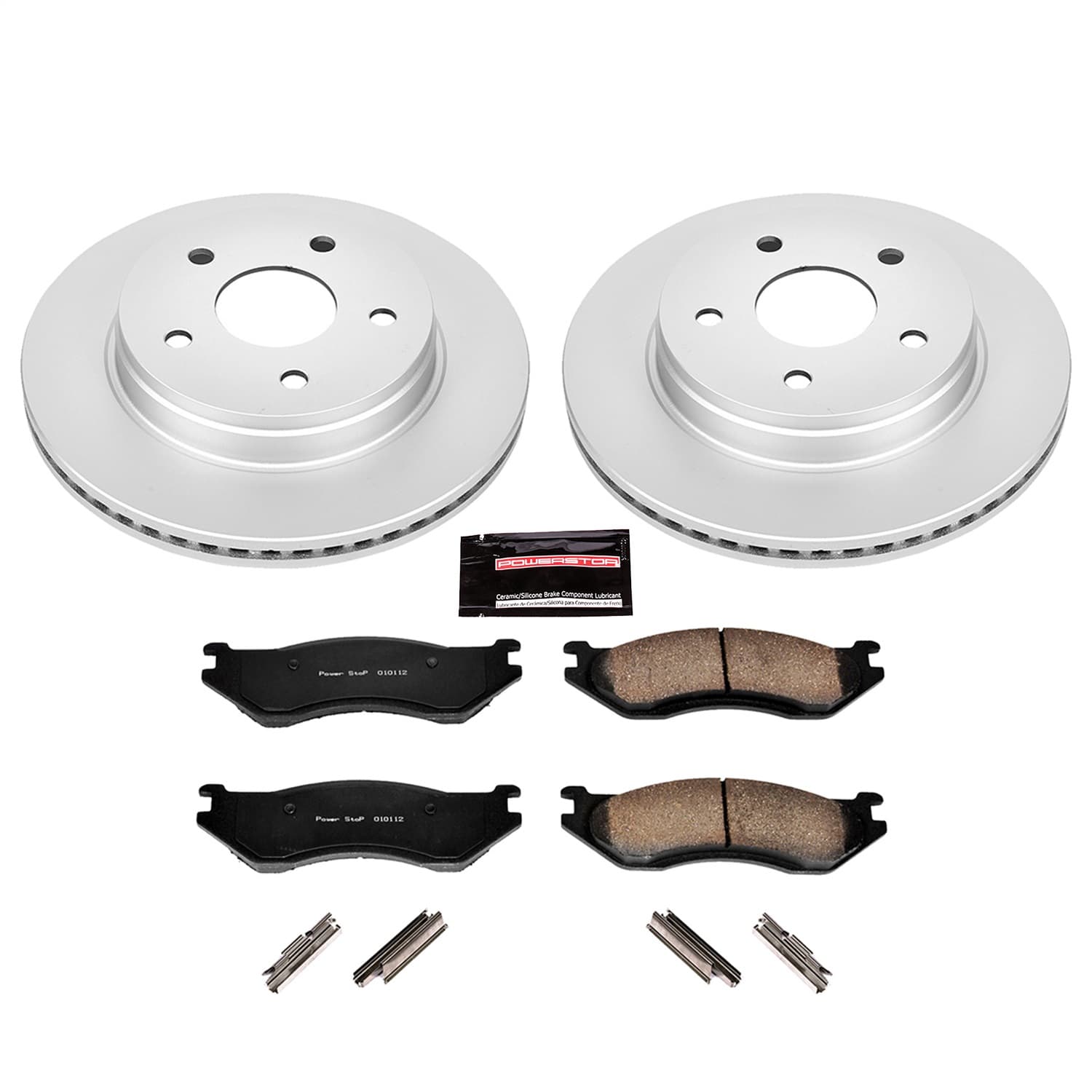 Power Stop - CRK2167 - Front - Disc Brake Pad and Rotor Kit image 1