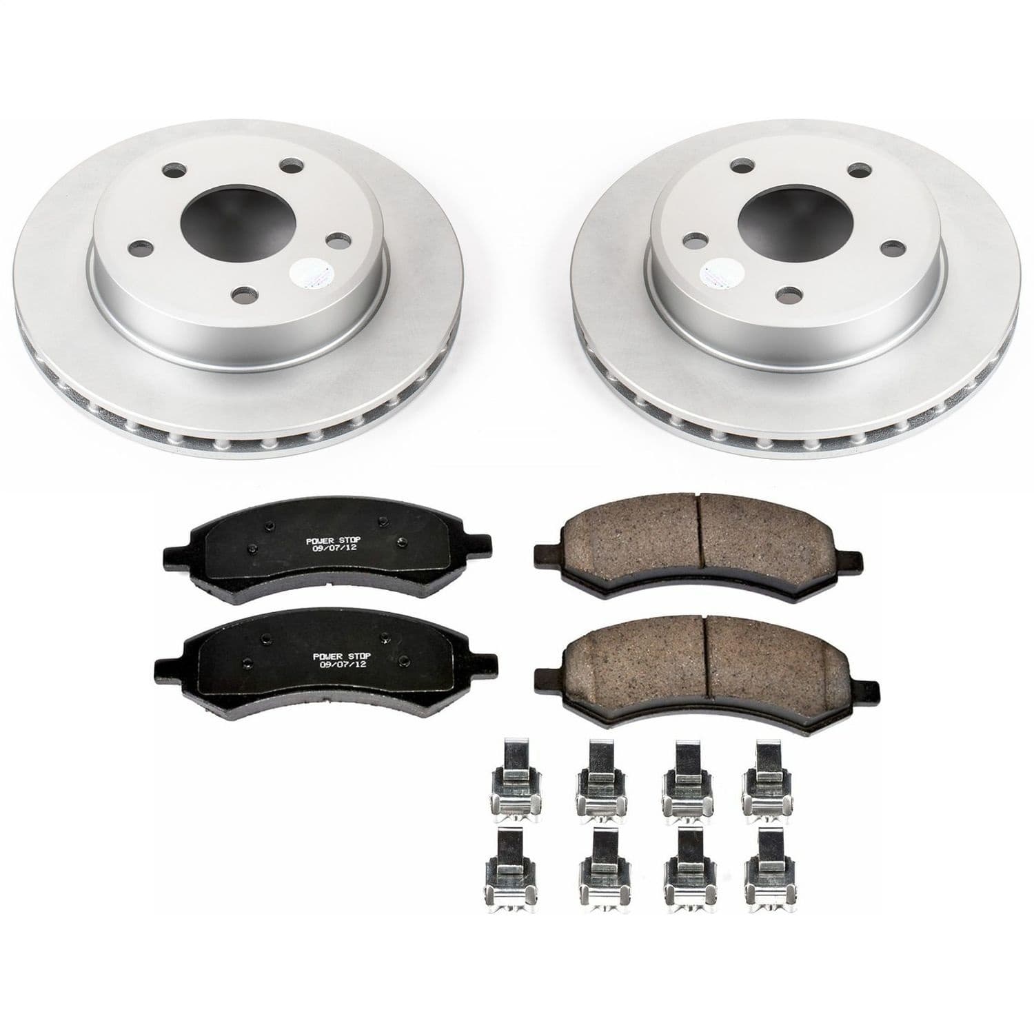 Power Stop - CRK2193 - Front - Disc Brake Pad and Rotor Kit image 1