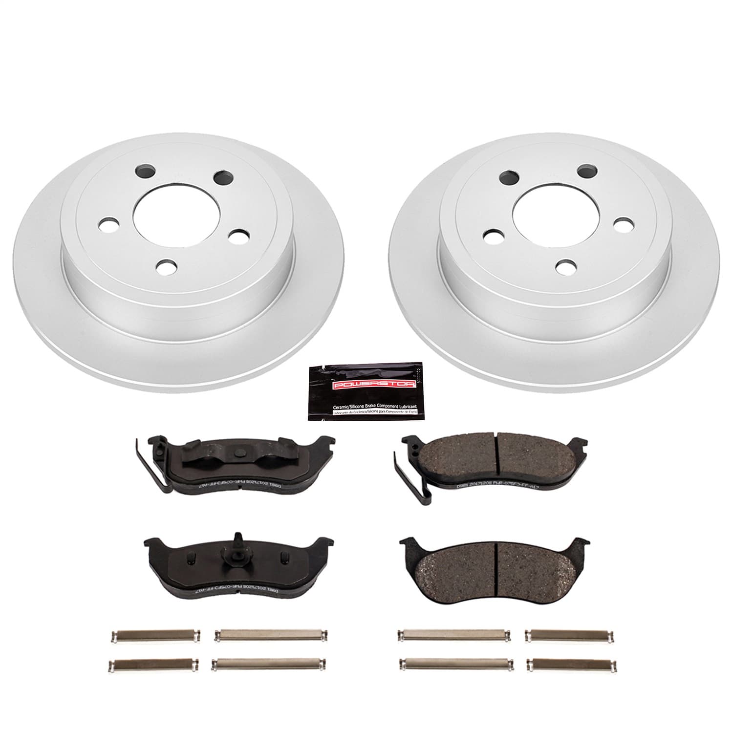 Power Stop - CRK2197 - Rear - Disc Brake Pad and Rotor Kit image 1