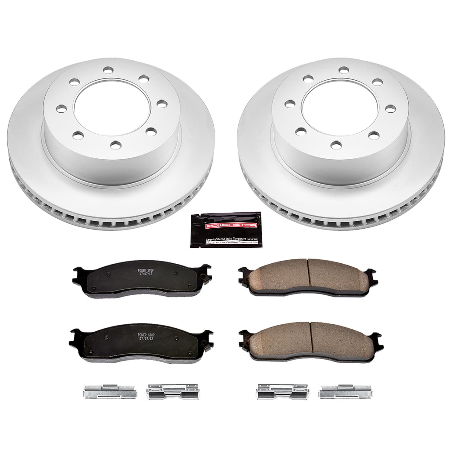 Power Stop - CRK2203 - Front - Disc Brake Pad and Rotor Kit image 1