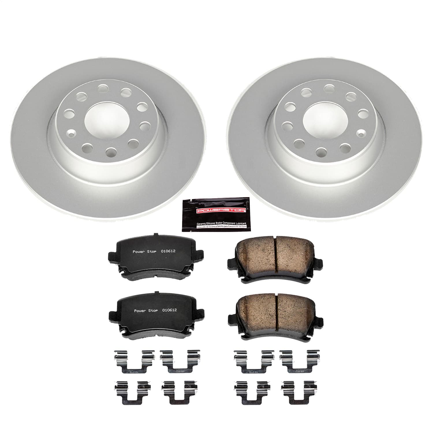 Power Stop - CRK2261 - Rear - Disc Brake Pad and Rotor Kit image 1