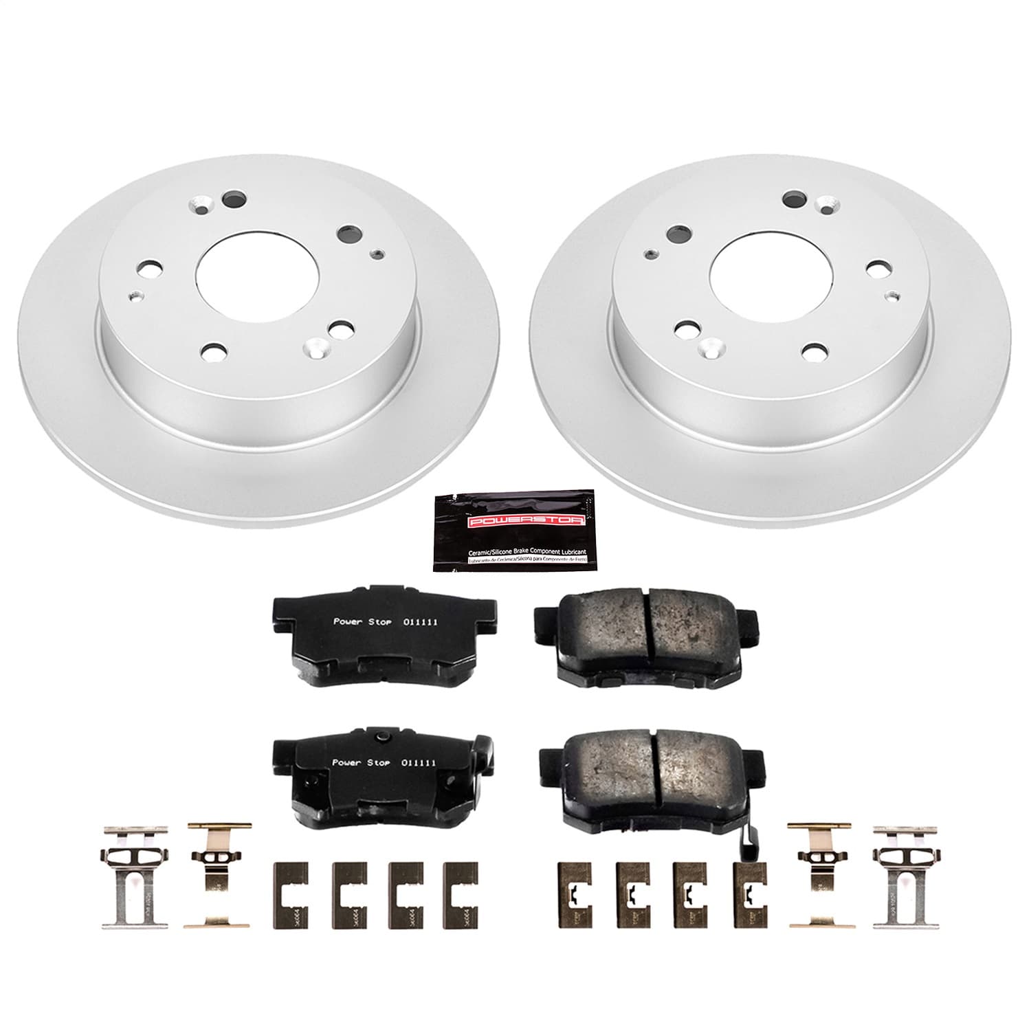 Power Stop - CRK2270 - Rear - Disc Brake Pad and Rotor Kit image 1