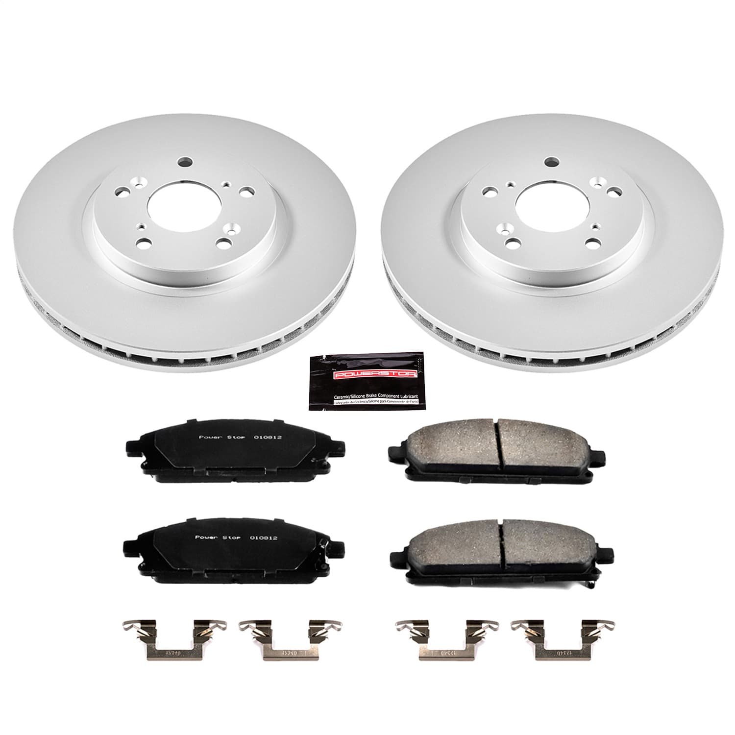 Power Stop - CRK2290 - Front - Disc Brake Pad and Rotor Kit image 1