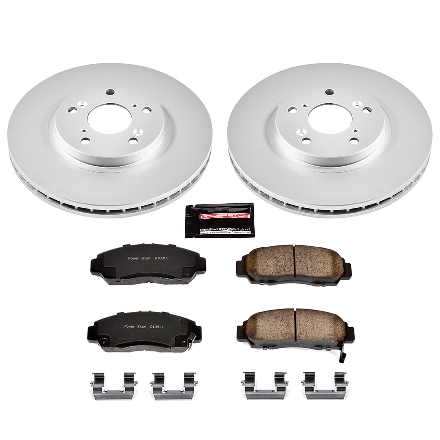 Power Stop - CRK2292 - Front - Disc Brake Pad and Rotor Kit image 1