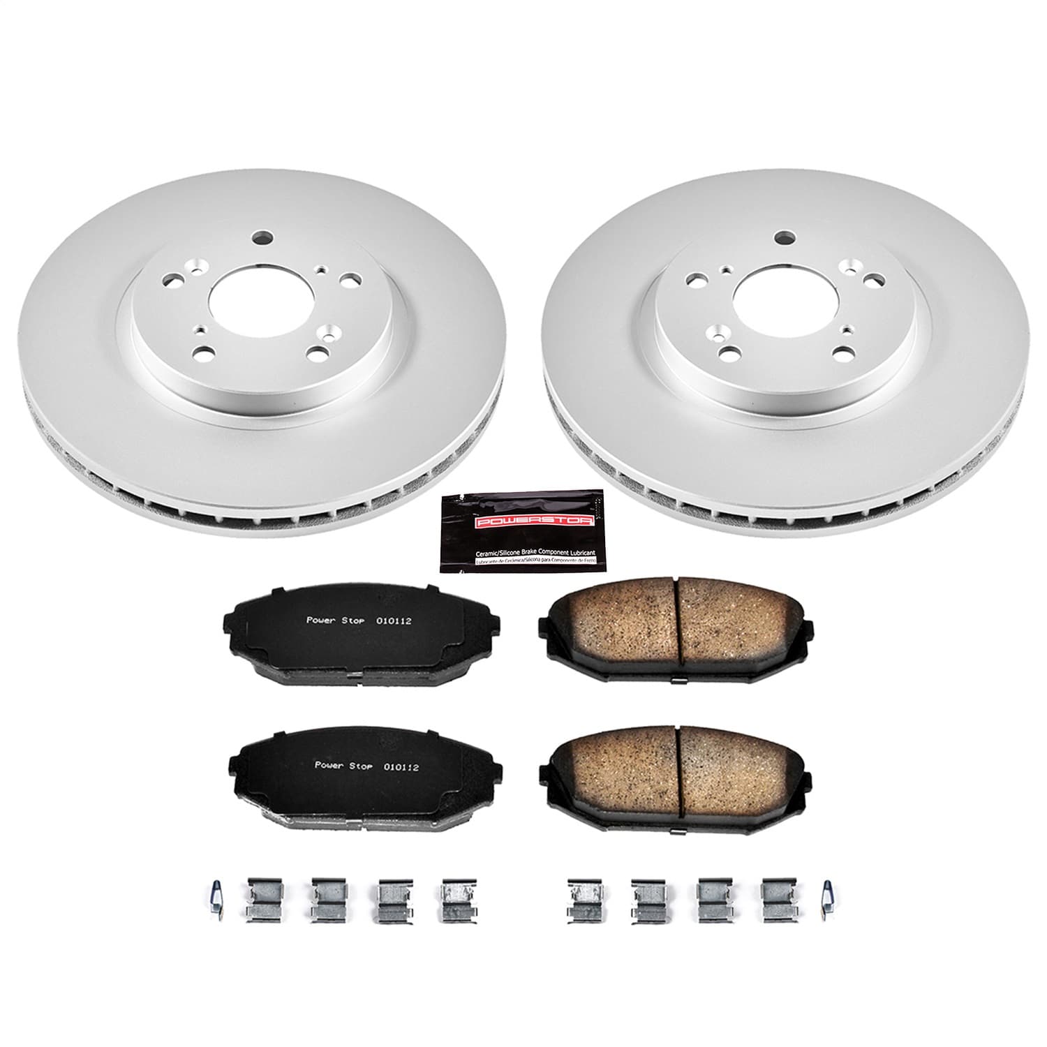 Power Stop - CRK2299 - Front - Disc Brake Pad and Rotor Kit image 1