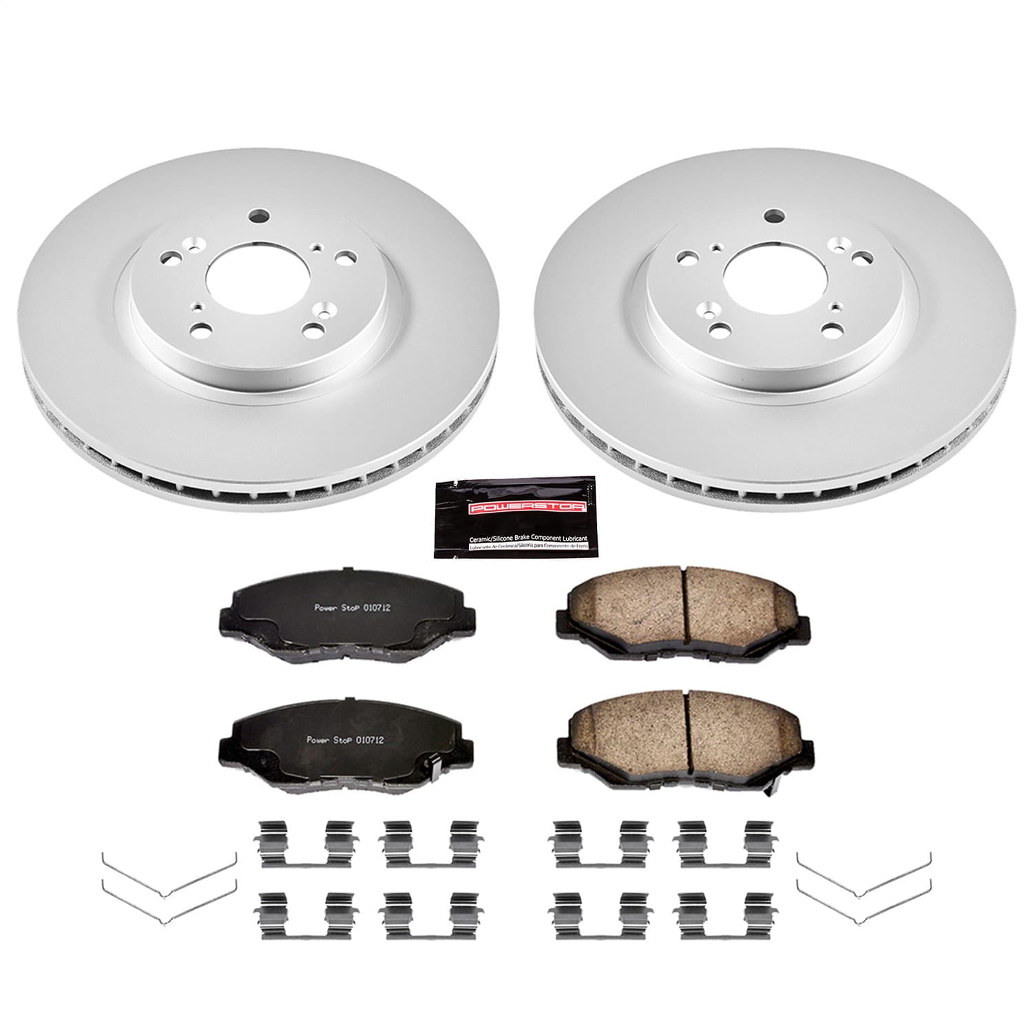 Power Stop - CRK2302 - Front - Disc Brake Pad and Rotor Kit image 1