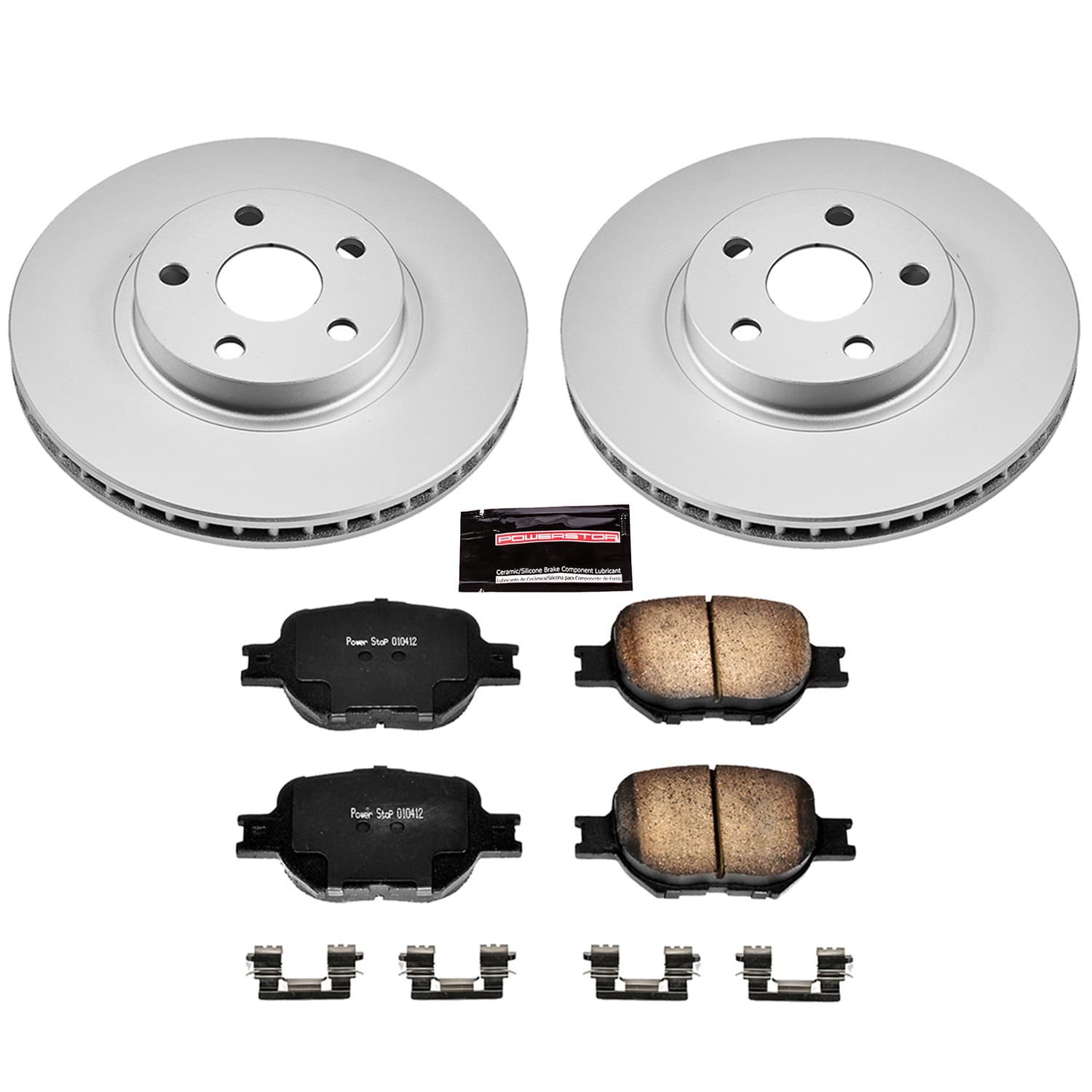 Power Stop - CRK2313 - Front - Disc Brake Pad and Rotor Kit image 1