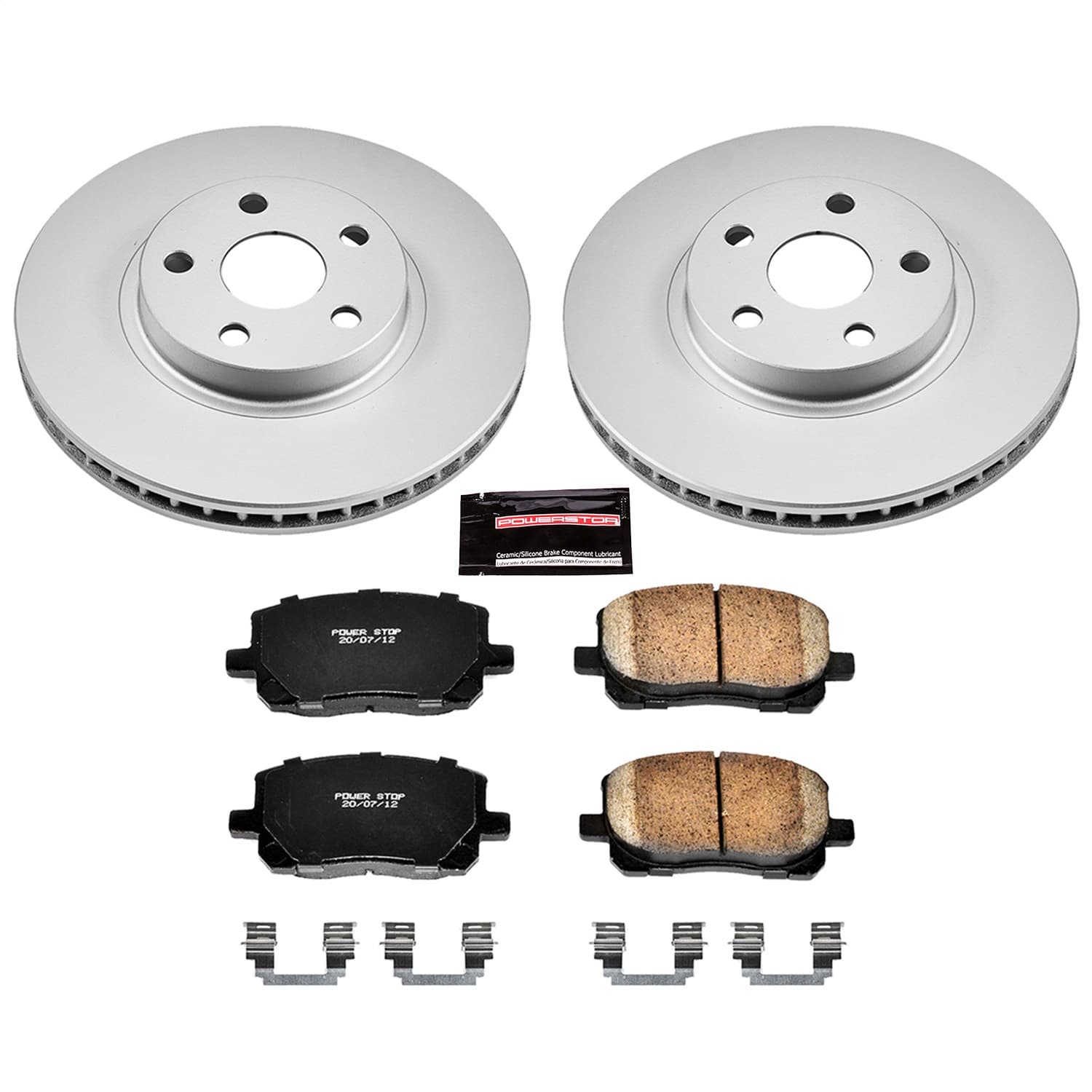 Power Stop - CRK2316 - Front - Disc Brake Pad and Rotor Kit image 1