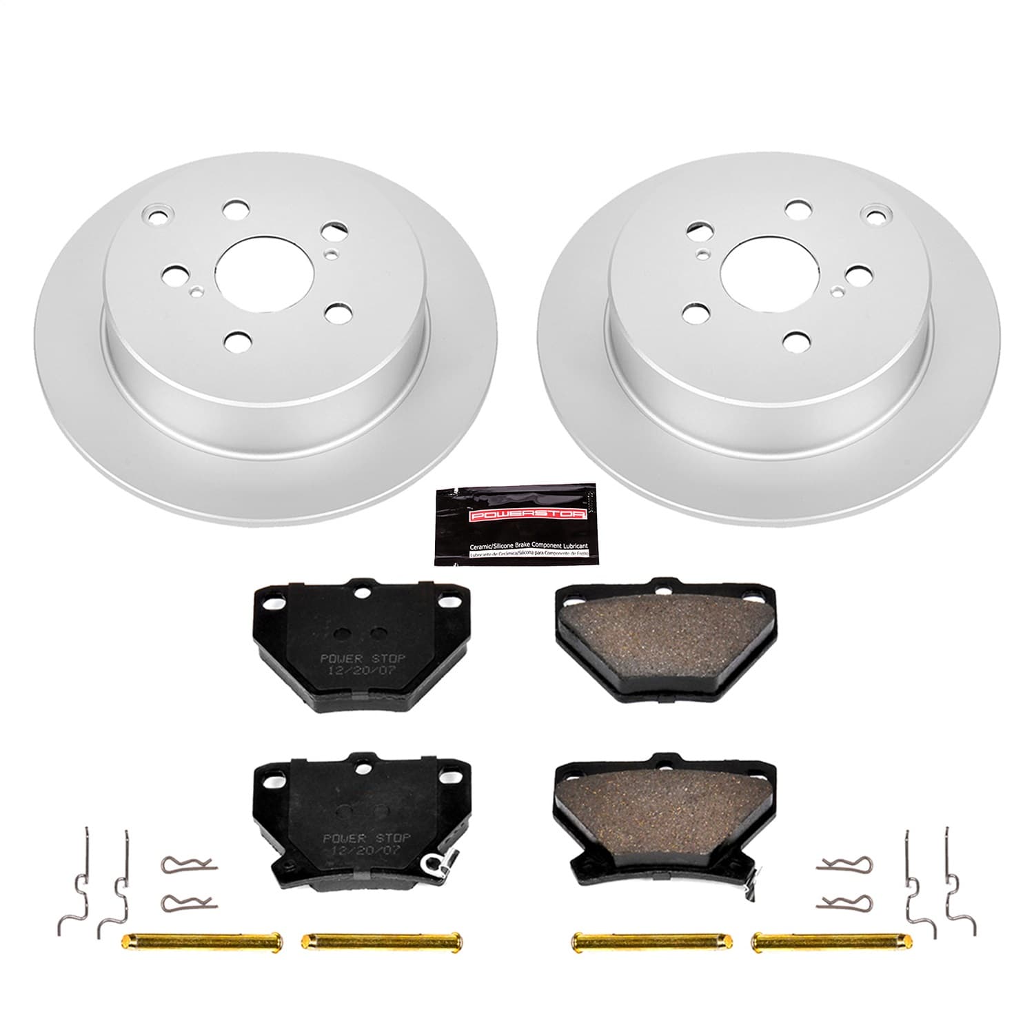 Power Stop - CRK2318 - Rear - Disc Brake Pad and Rotor Kit image 1