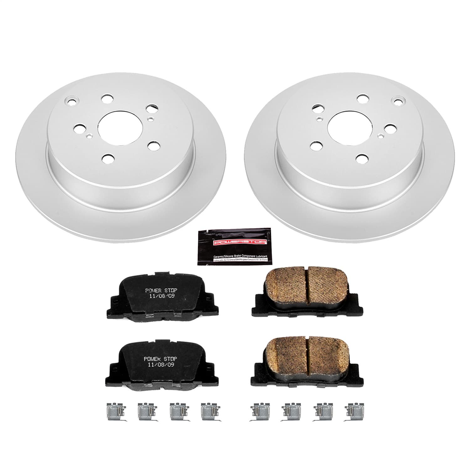 Power Stop - CRK2319 - Rear - Disc Brake Pad and Rotor Kit image 1