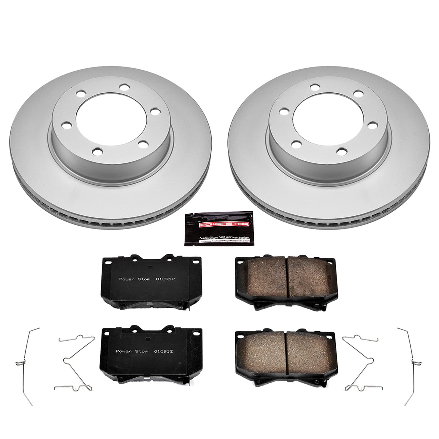 Power Stop - CRK2323 - Front - Disc Brake Pad and Rotor Kit image 1