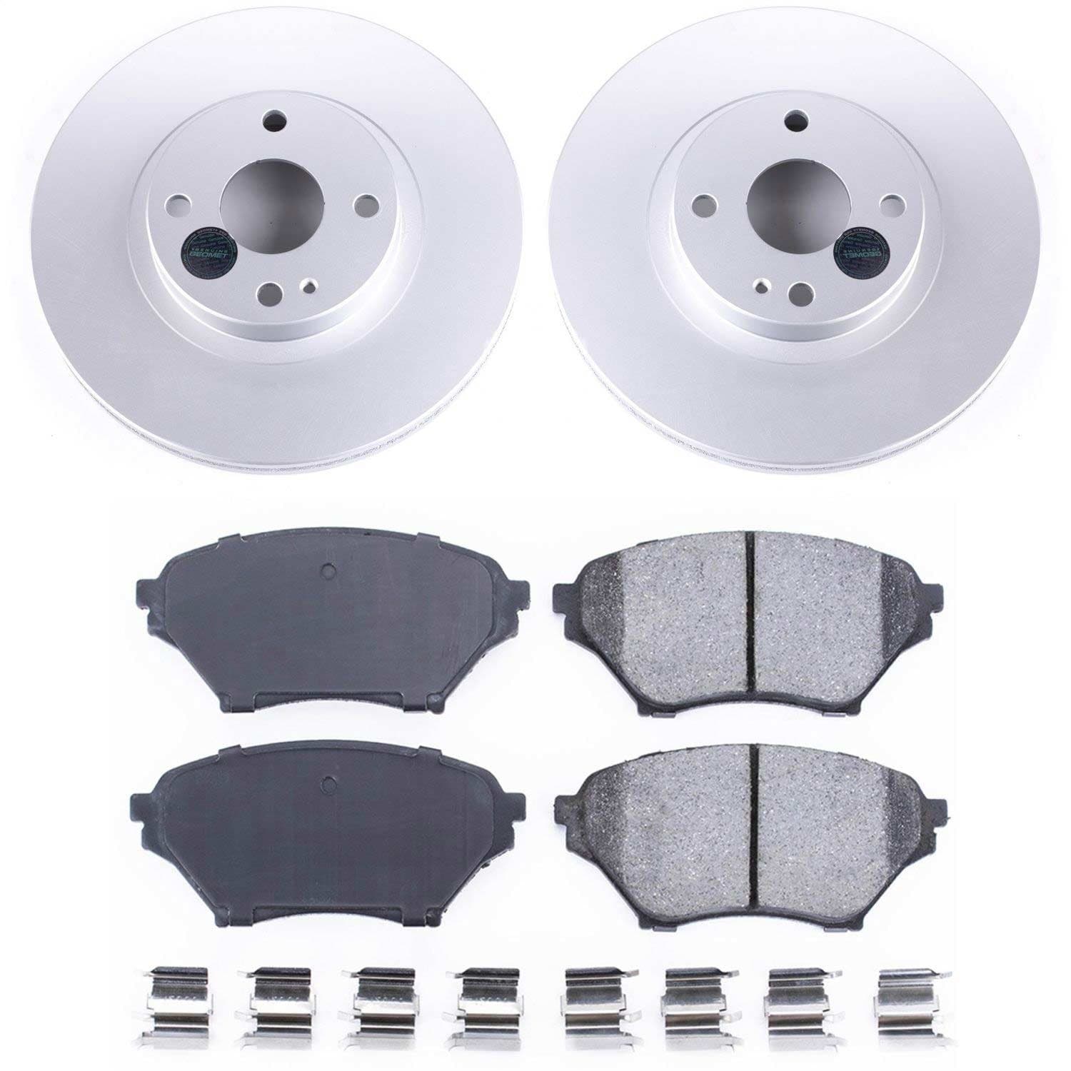Power Stop - CRK2353 - Front - Disc Brake Pad and Rotor Kit image 1