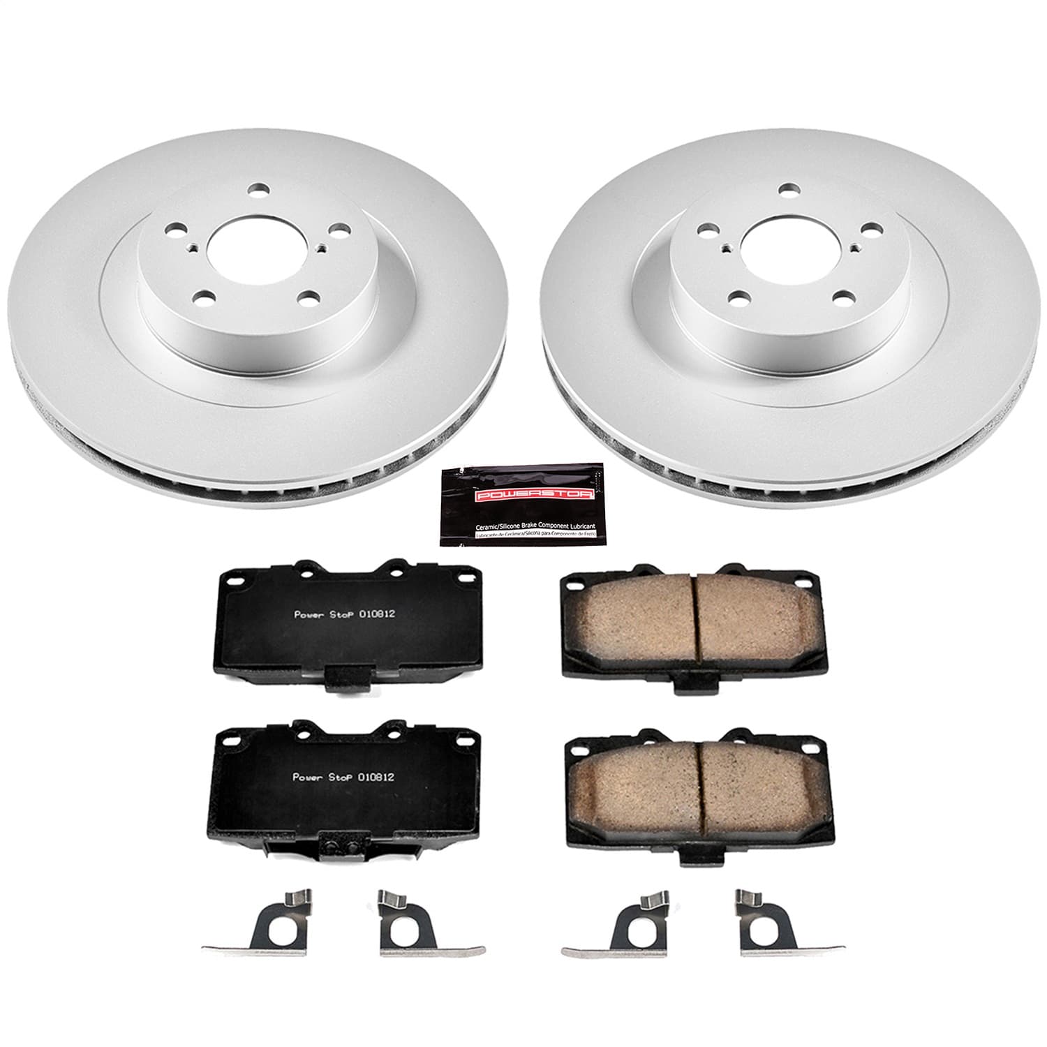 Power Stop - CRK2367 - Front - Disc Brake Pad and Rotor Kit image 1