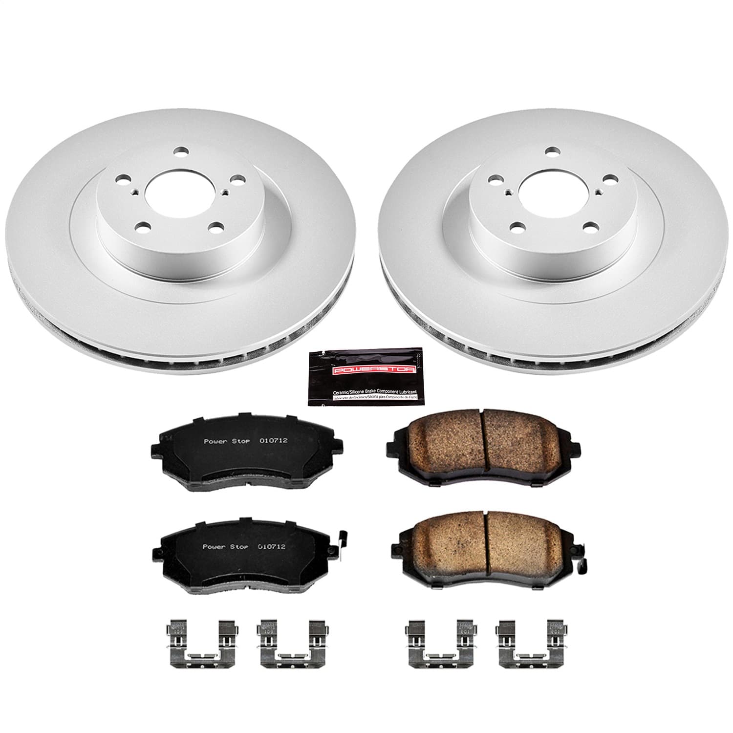 Power Stop - CRK2373 - Front - Disc Brake Pad and Rotor Kit image 1