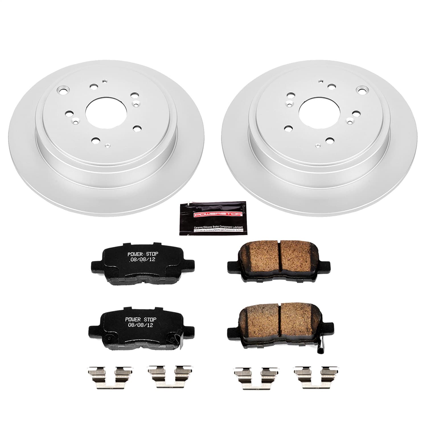 Power Stop - CRK2382 - Rear - Disc Brake Pad and Rotor Kit image 1