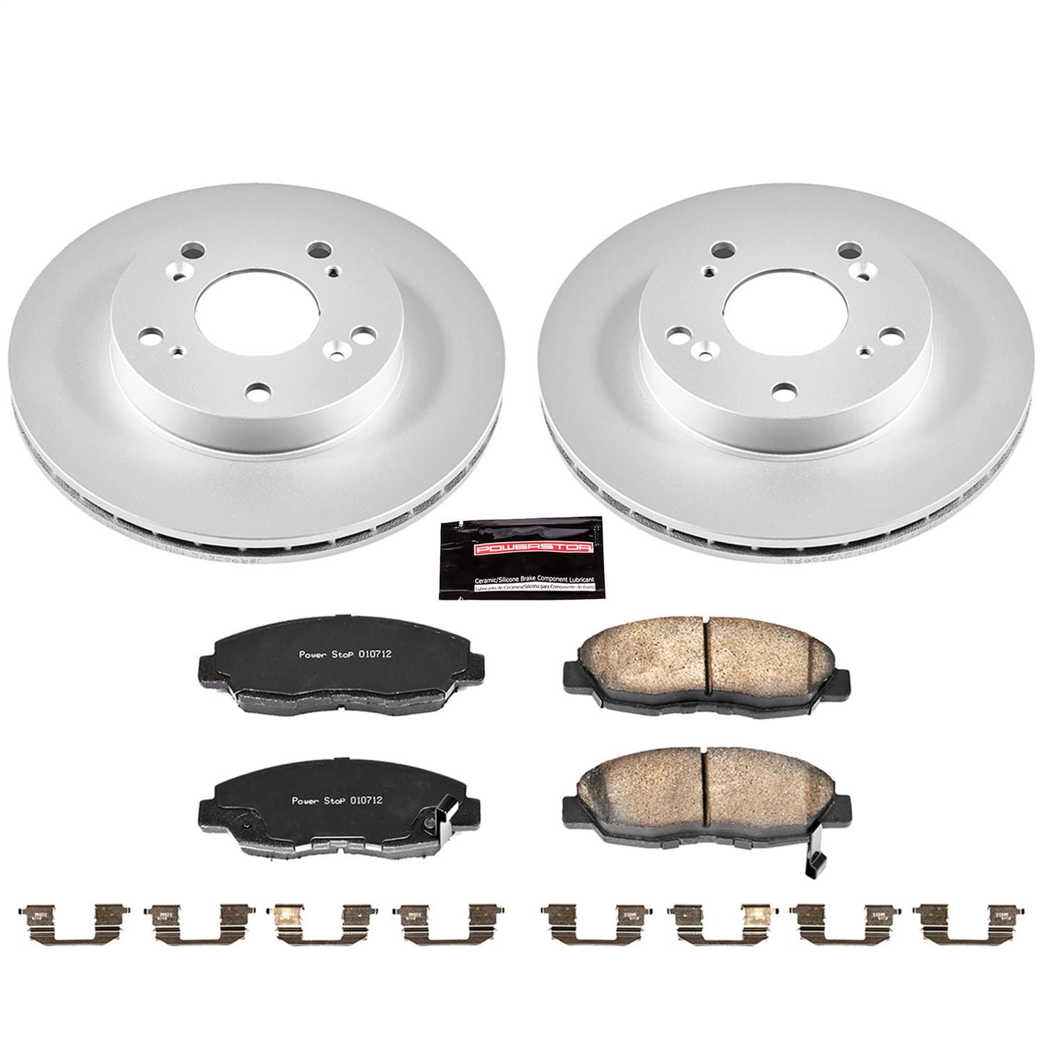 Power Stop - CRK2384 - Front - Disc Brake Pad and Rotor Kit image 1