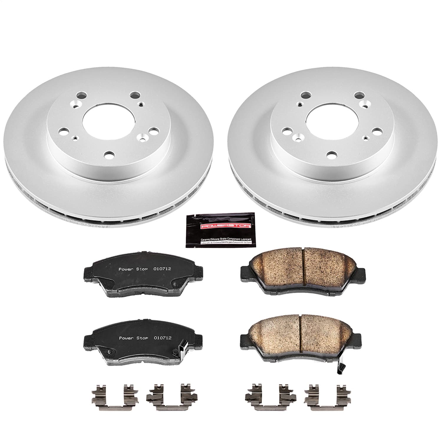 Power Stop - CRK2386 - Front - Disc Brake Pad and Rotor Kit image 1