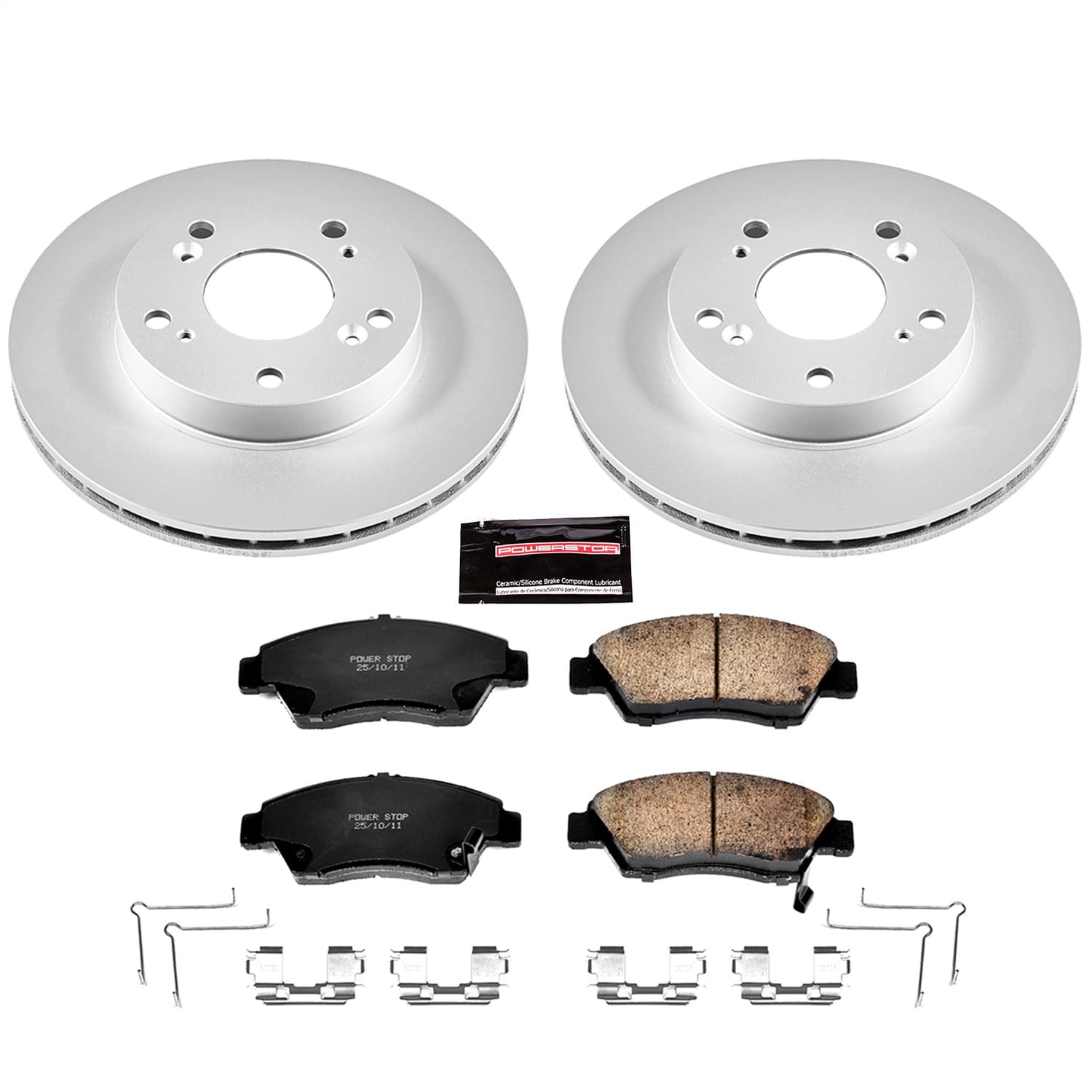 Power Stop - CRK2389 - Front - Disc Brake Pad and Rotor Kit image 1